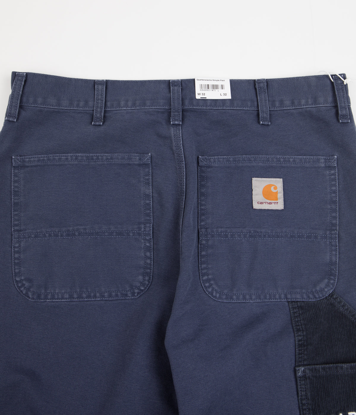 Carhartt x Quartersnacks Blue Simple Pants - A Skate and Workwear Essential