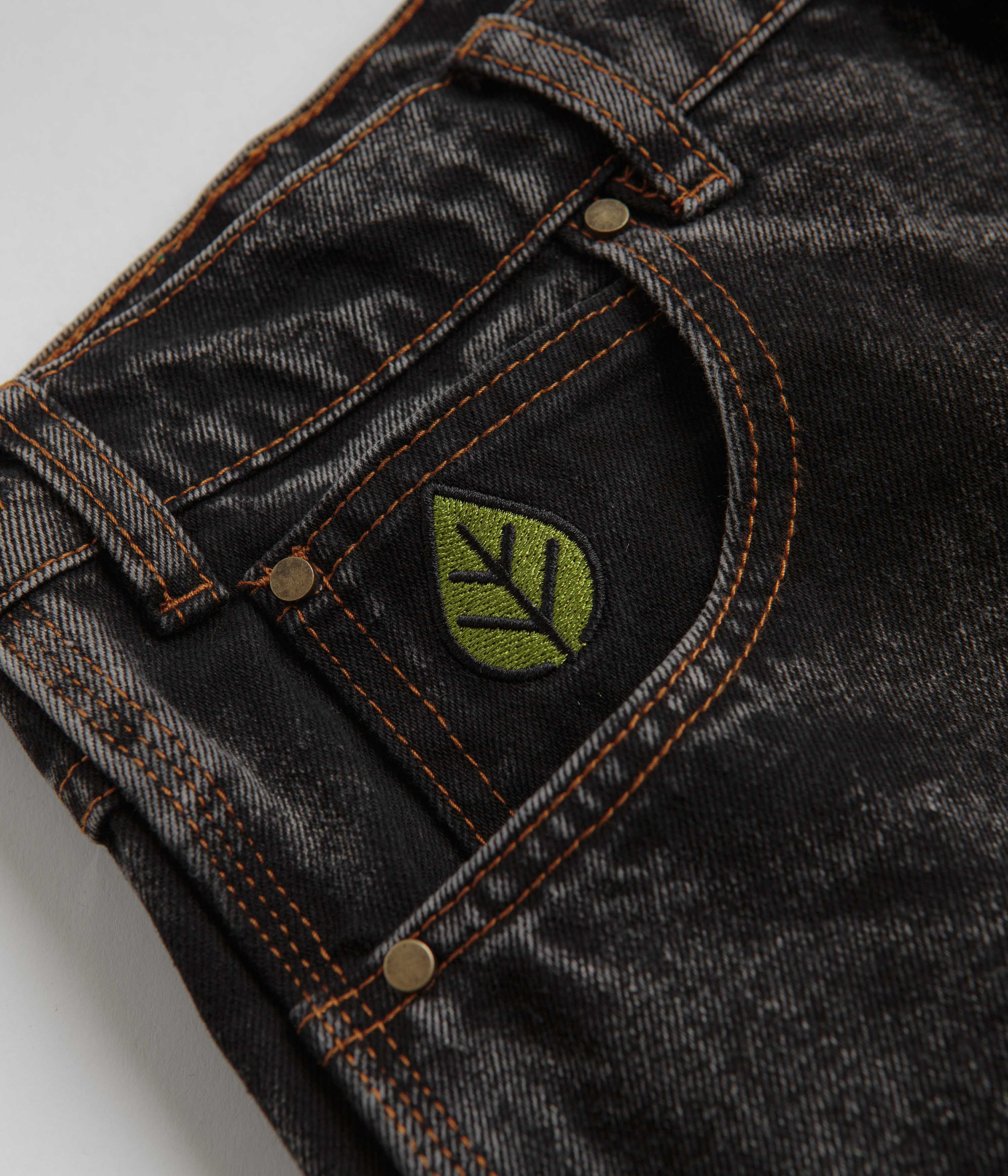 Butter Goods Gun Metal Heavyweight Denim Weathergear Shorts - A Skater's Dream!