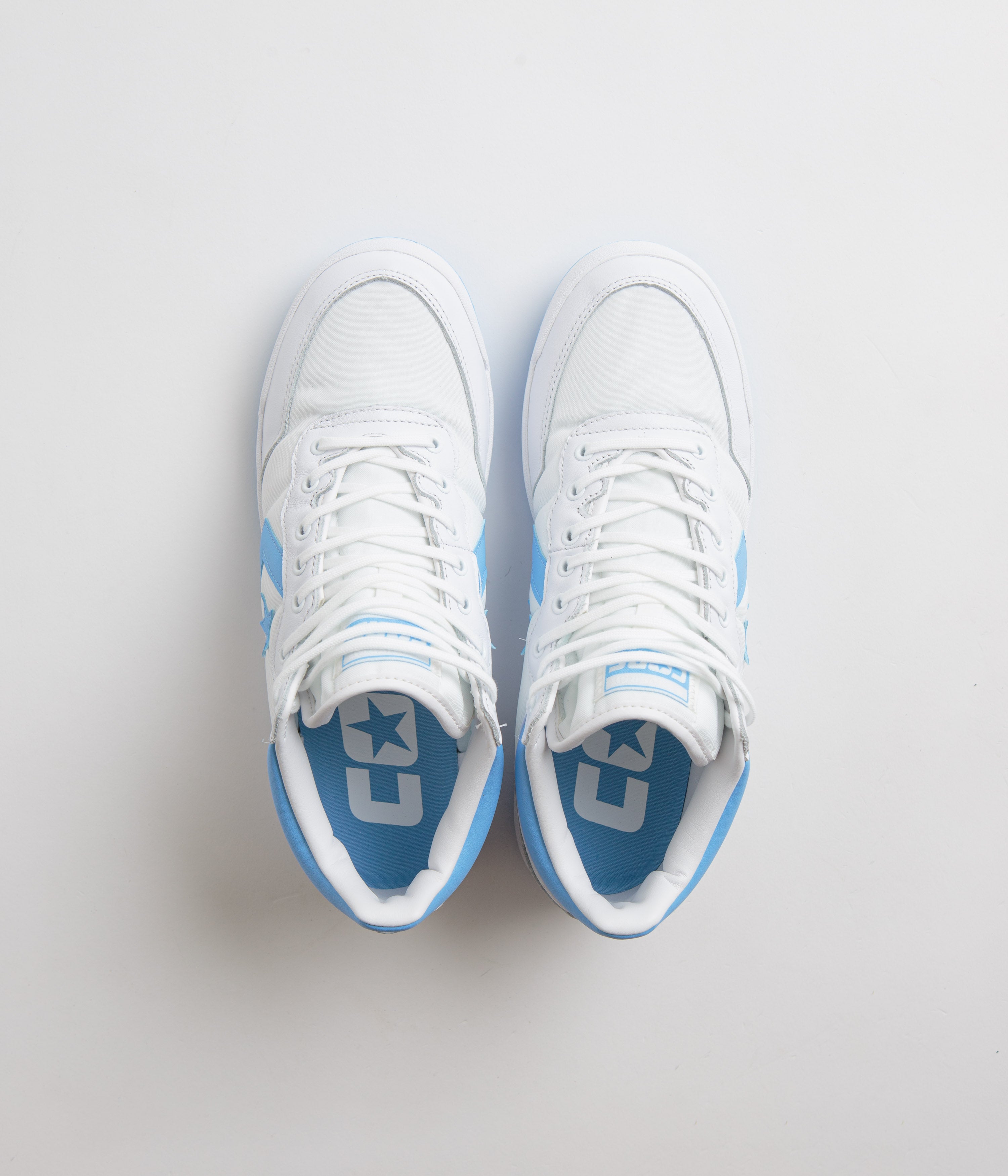 Converse Fastbreak Pro Mid Shoes - Stunning White / Light Blue Combo