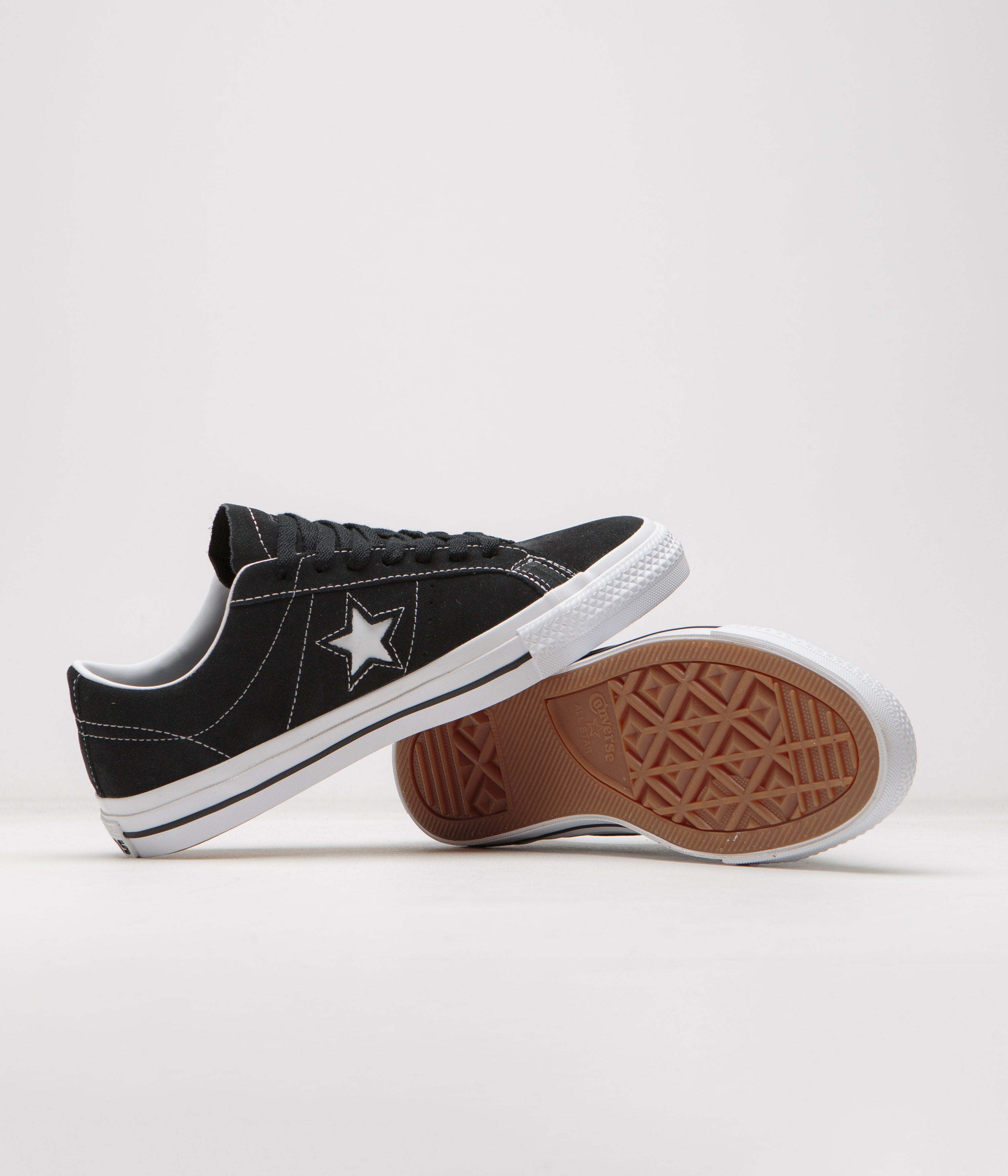 Converse Cons One Star Pro Suede Ox Shoes - Stylish Black/White Blend