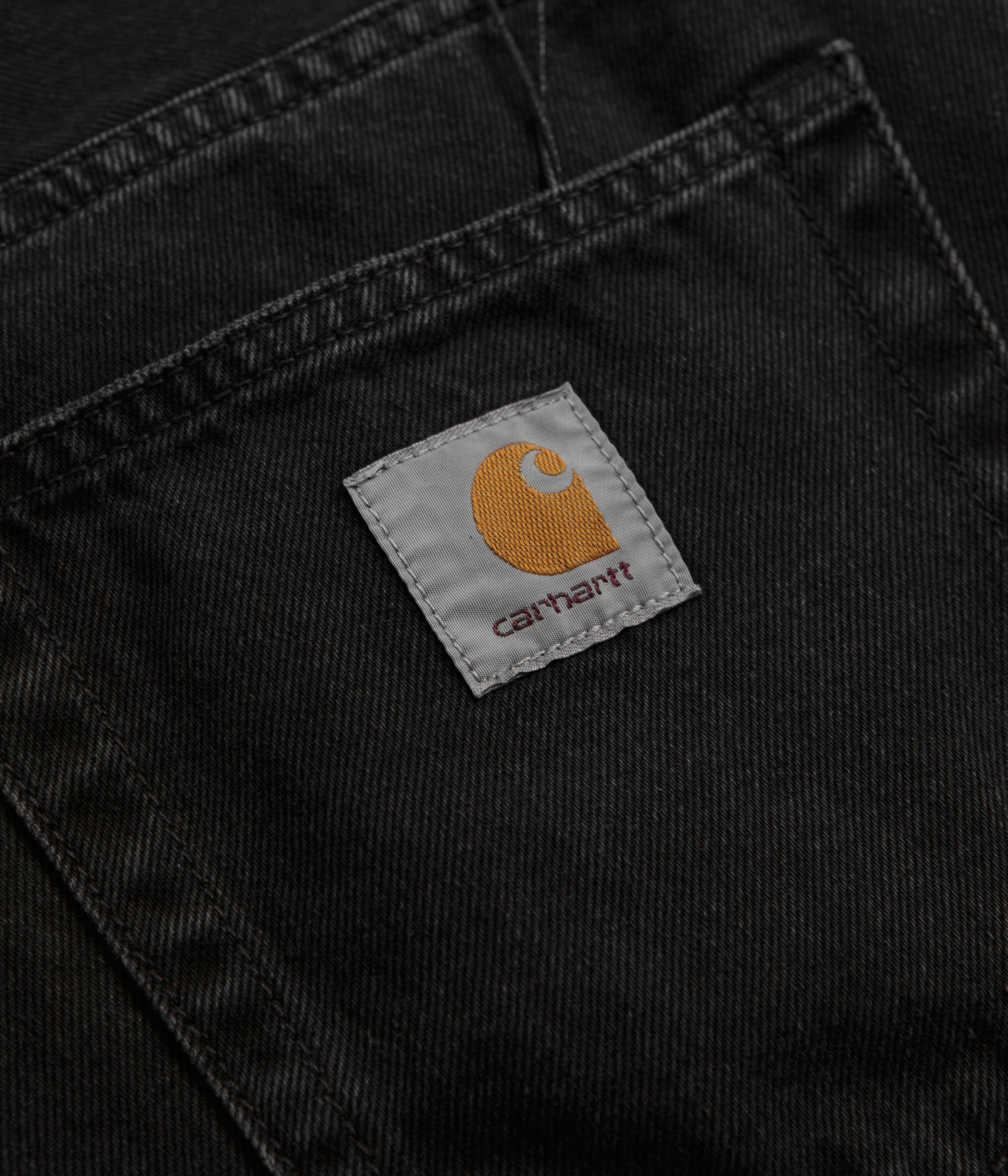 Carhartt Landon Shorts - Stylish Black Stone Washed