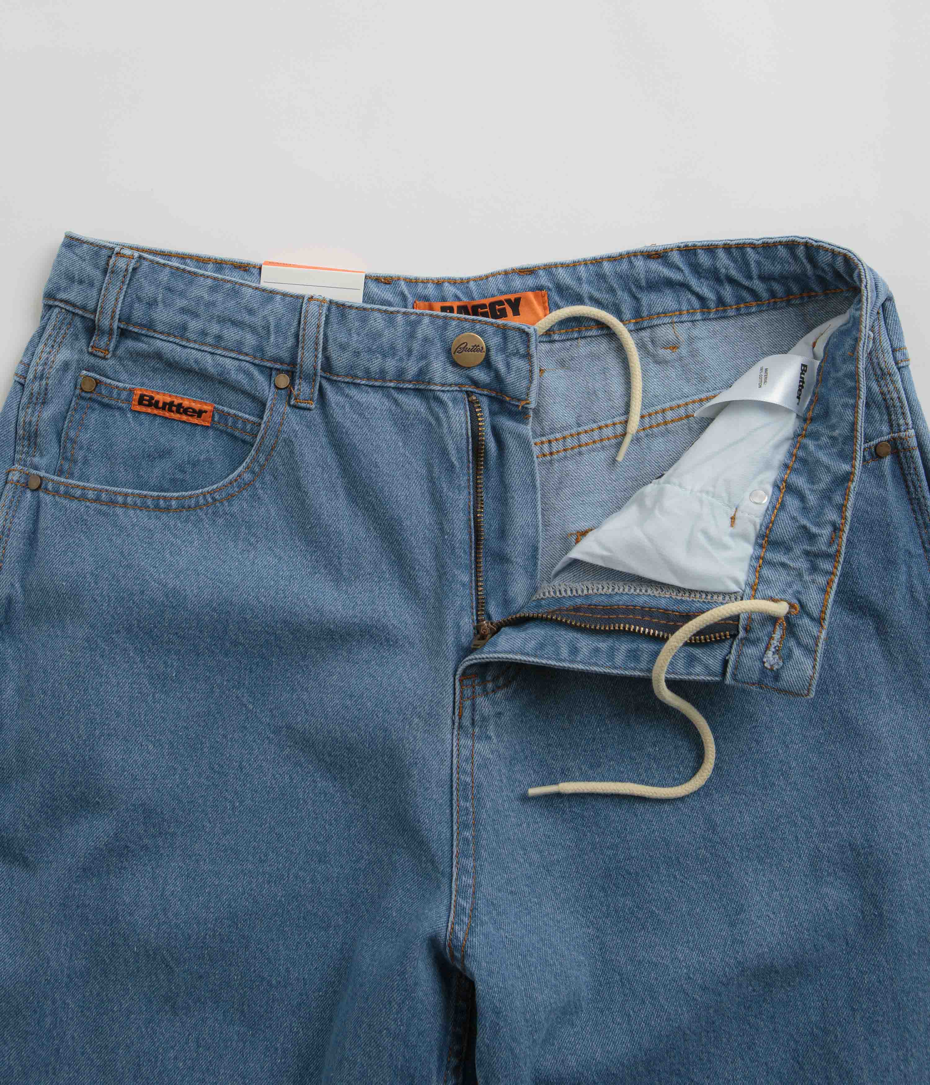 Butter Goods Washed Indigo Baggy Jeans - A Must-Have!