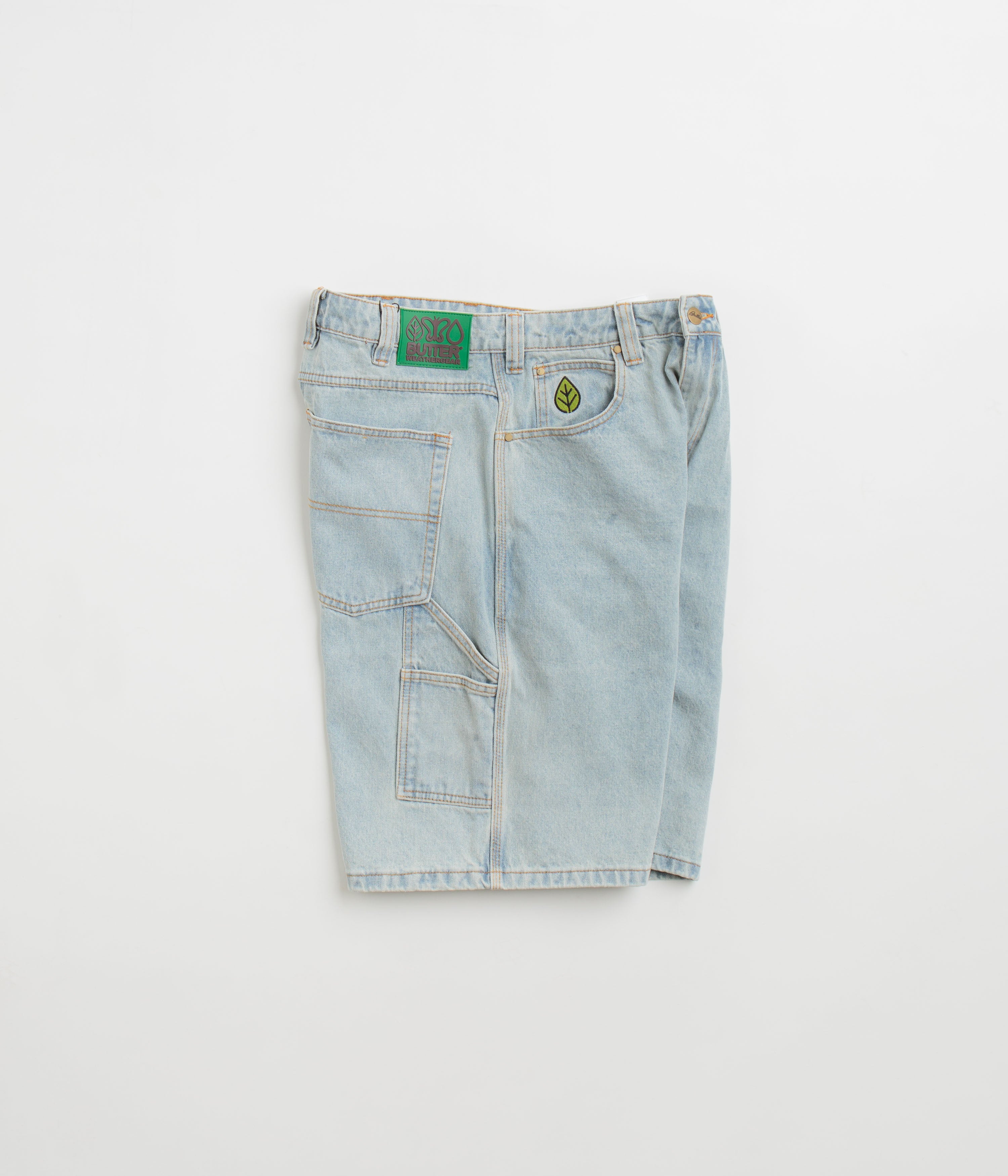 Butter Goods' Stunning Faded Light Wash Weathergear Denim Shorts