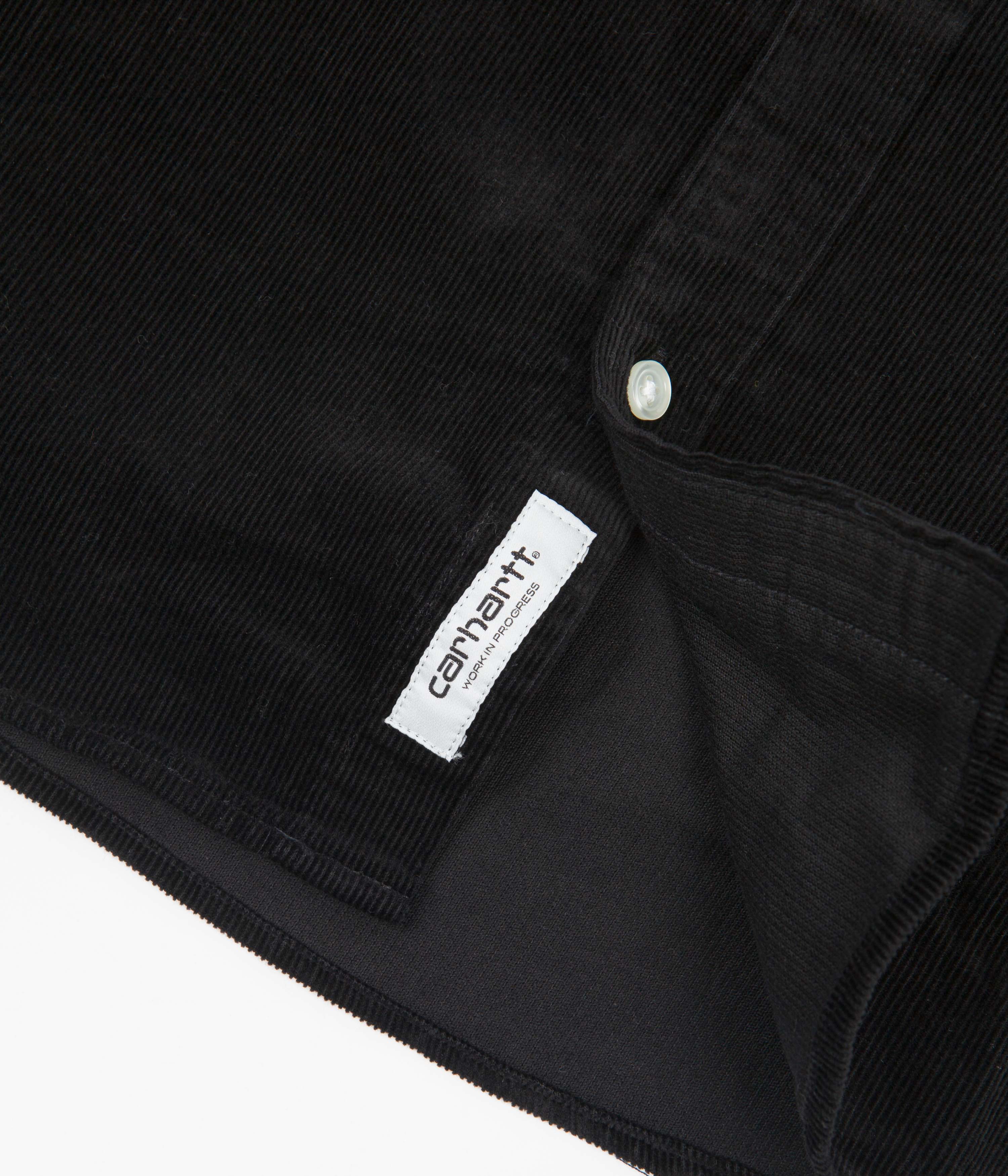 Carhartt Madison Fine Cord Shirt - Stunning Black / White