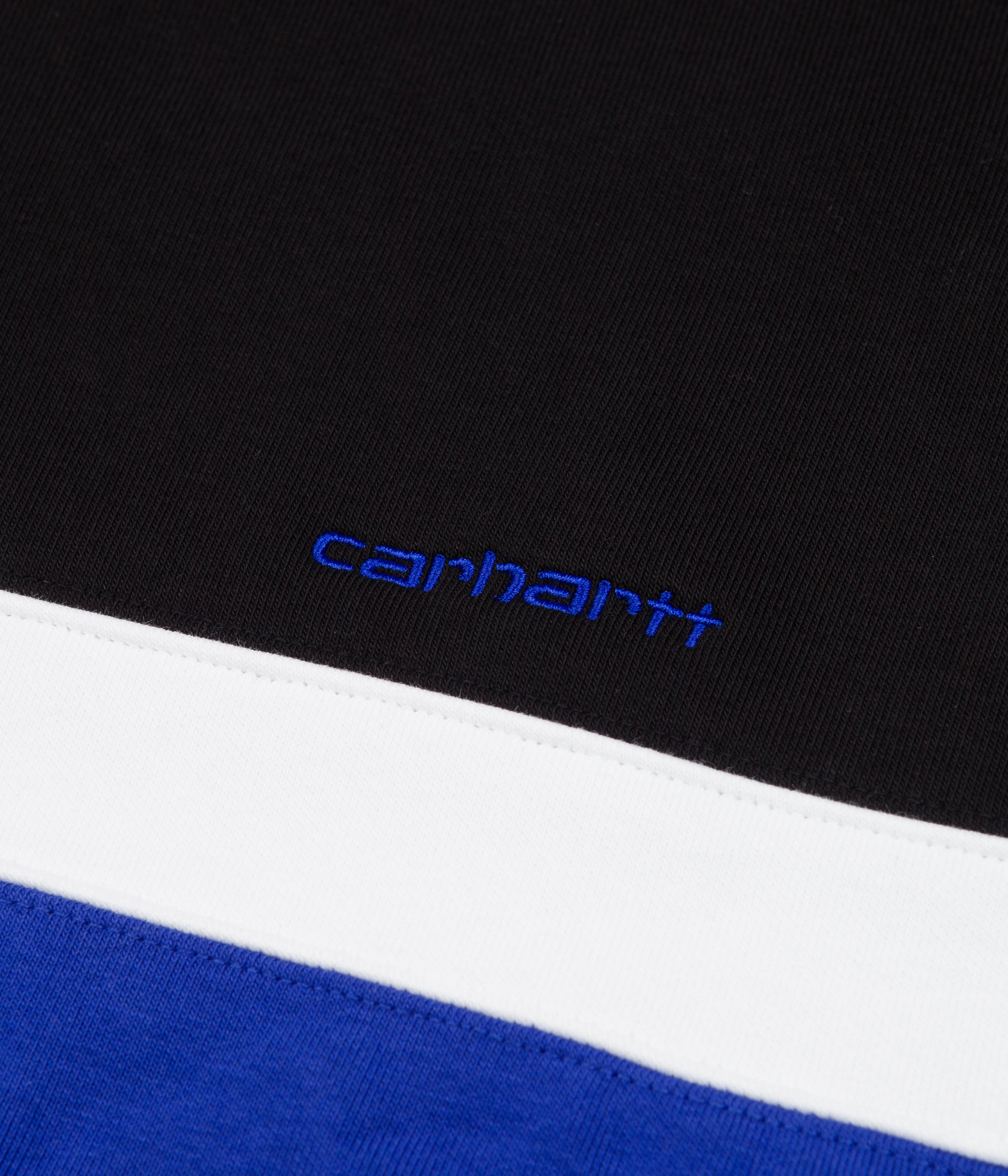 Carhartt Trin Crewneck Sweatshirt - Stunning Black, Crisp White & Enchanting Lazurite
