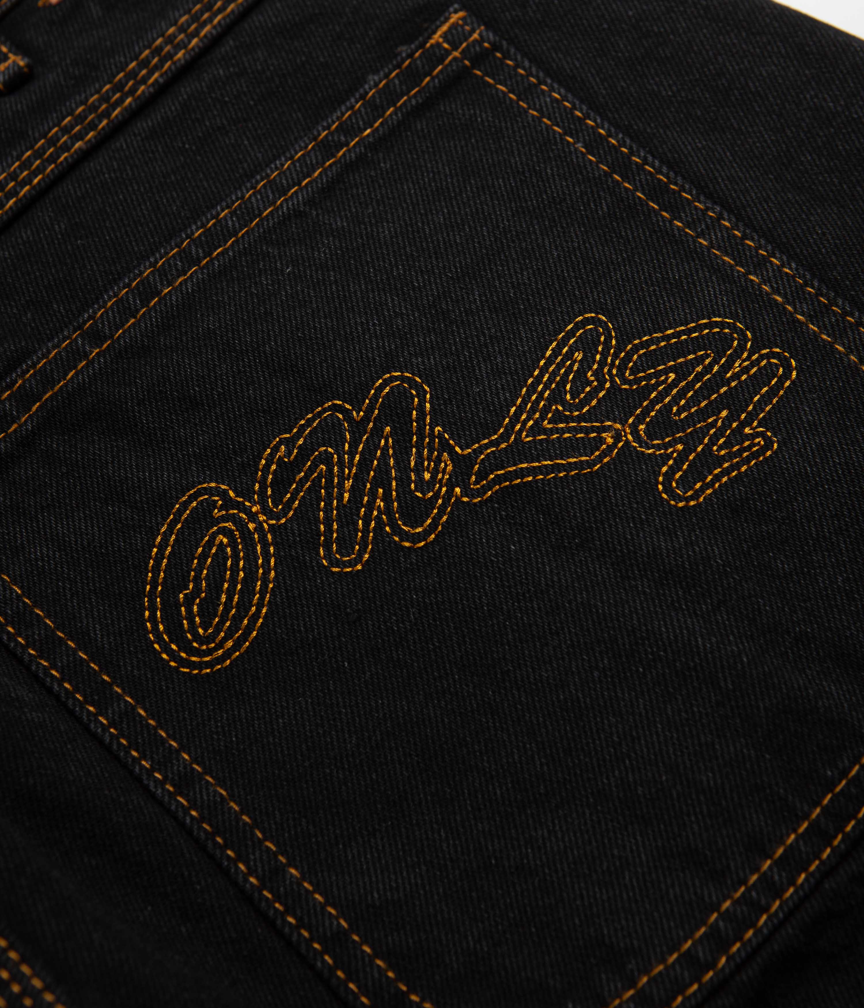 Cash Only Washed Black Logo Baggy Jeans - Urban Style Essential