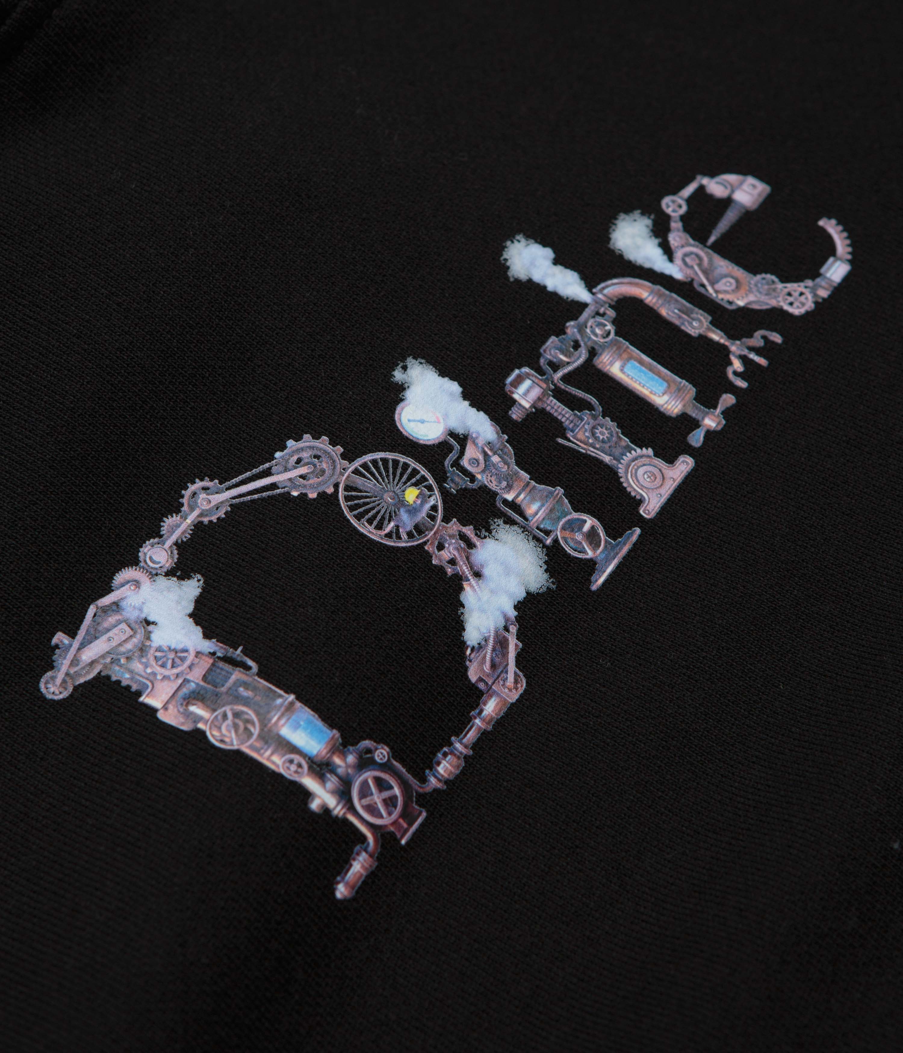 Dime's Stunning Steampunk Black Hoodie - A Must - Have!