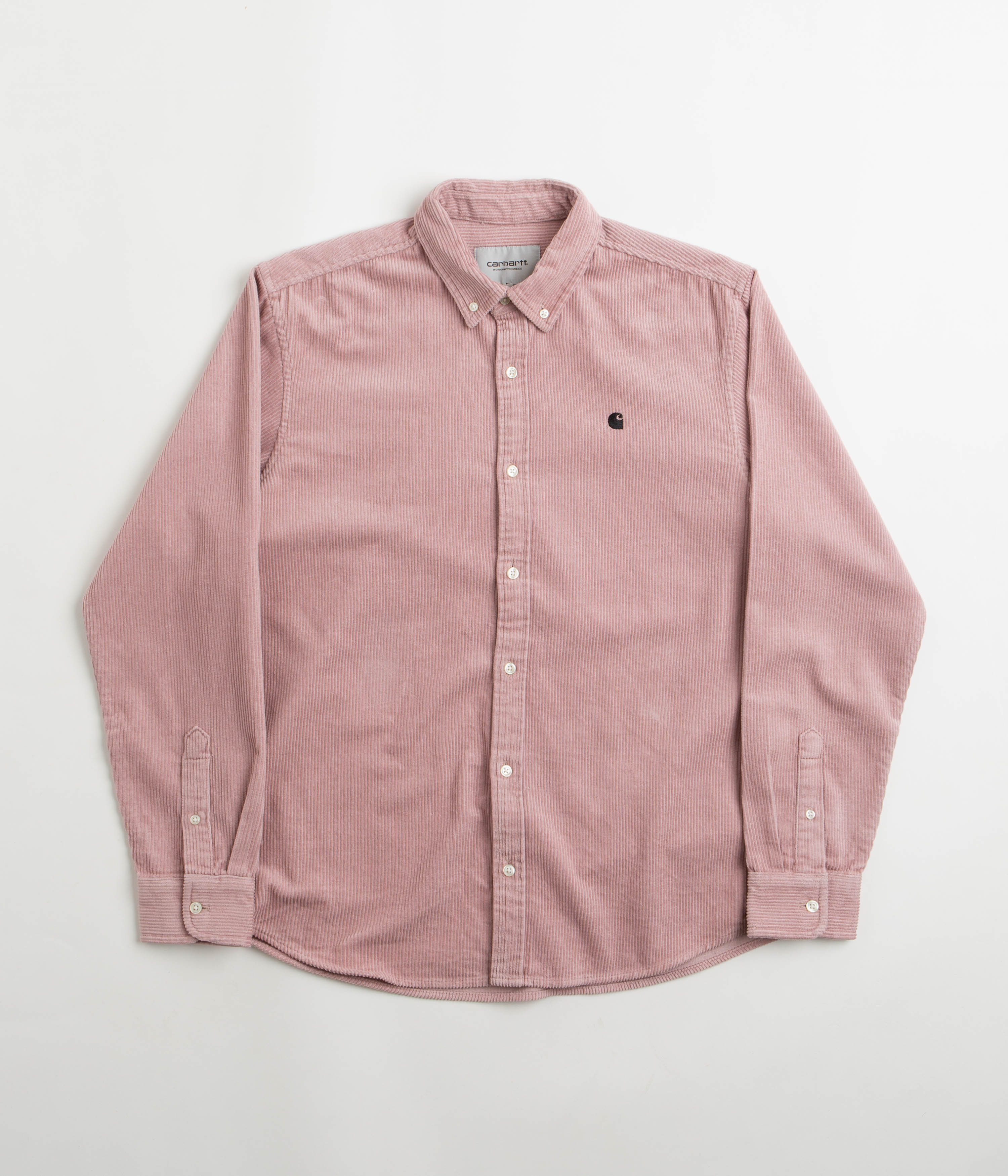 Carhartt Madison Cord Shirt - Stunning Glassy Pink & Bold Black