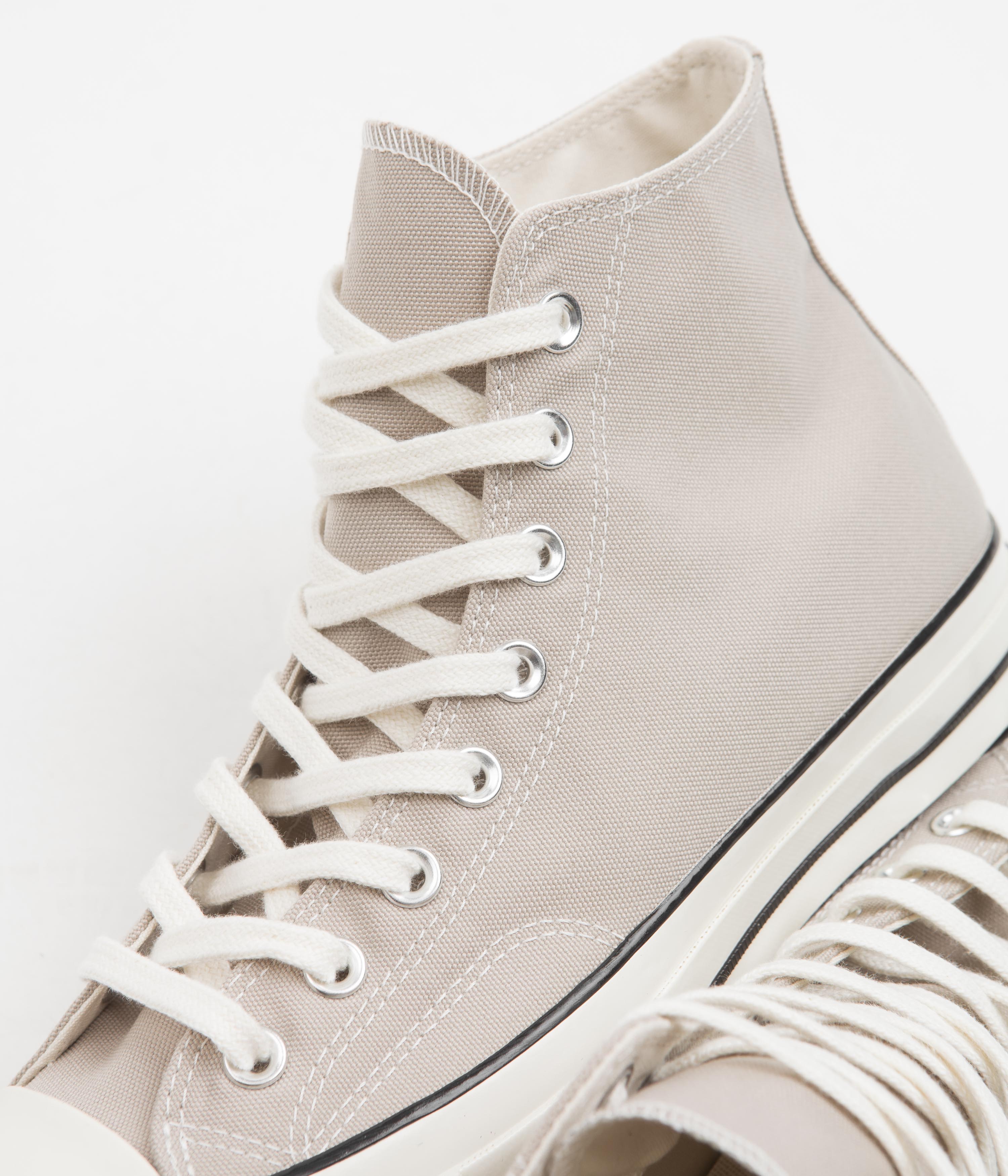 Converse CTAS 70's Hi Recycled Shoes - Papyrus, Egret & Black: Sustainable Style!