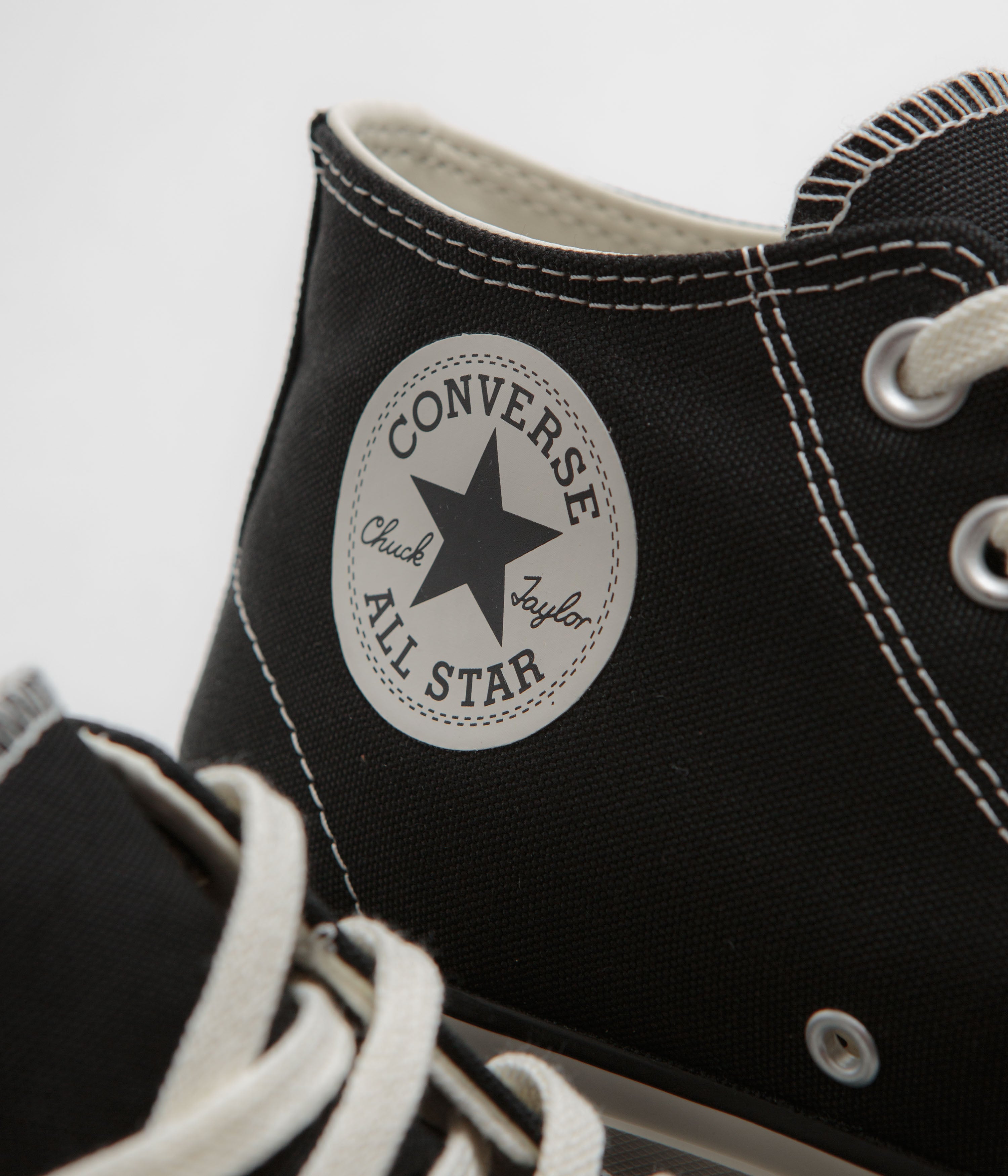 Converse Cons CTAS Pro Mid Cut Off Shoes - Stunning Black / Egret Combo