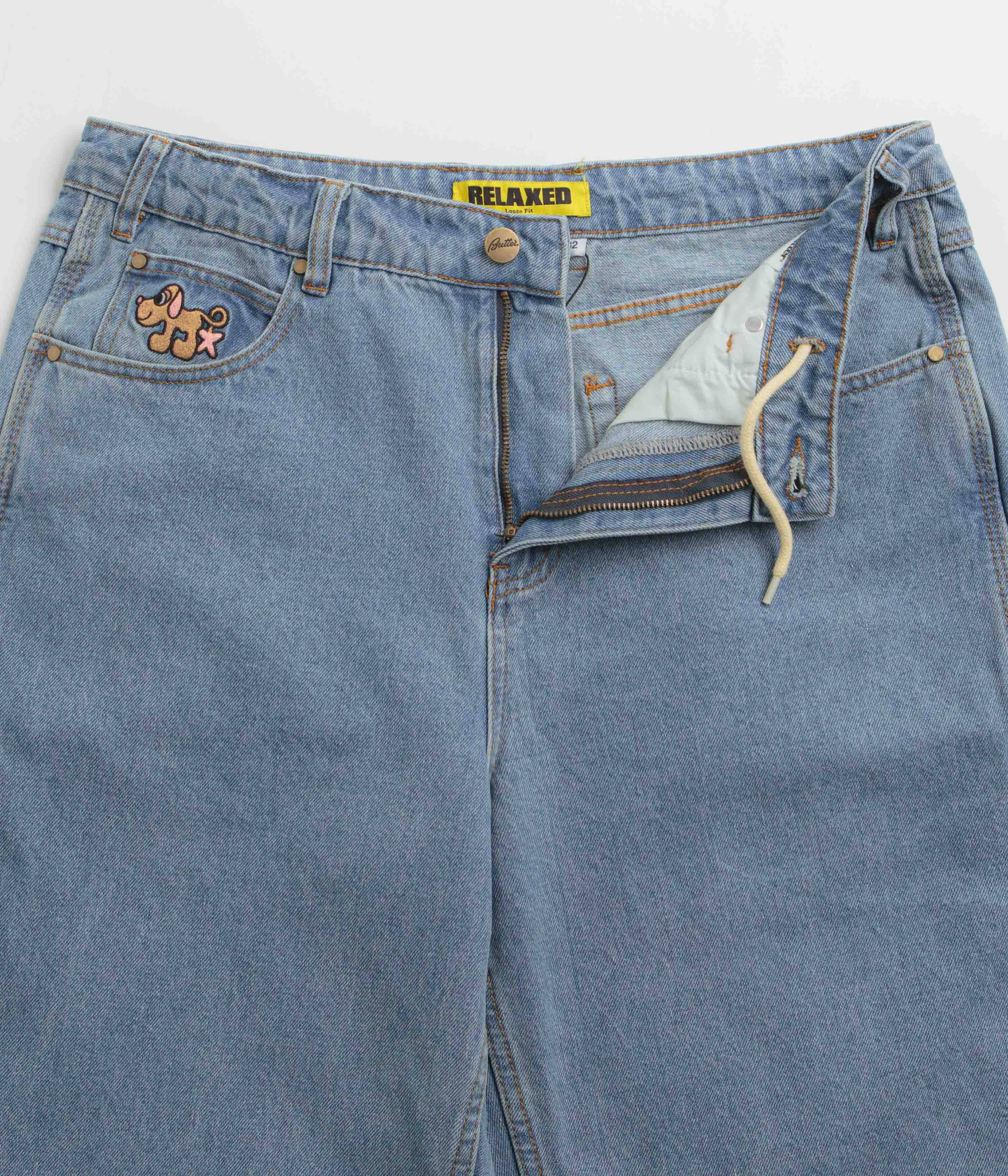 Butter Goods Pooch Relaxed Jeans - Stunning Washed Indigo