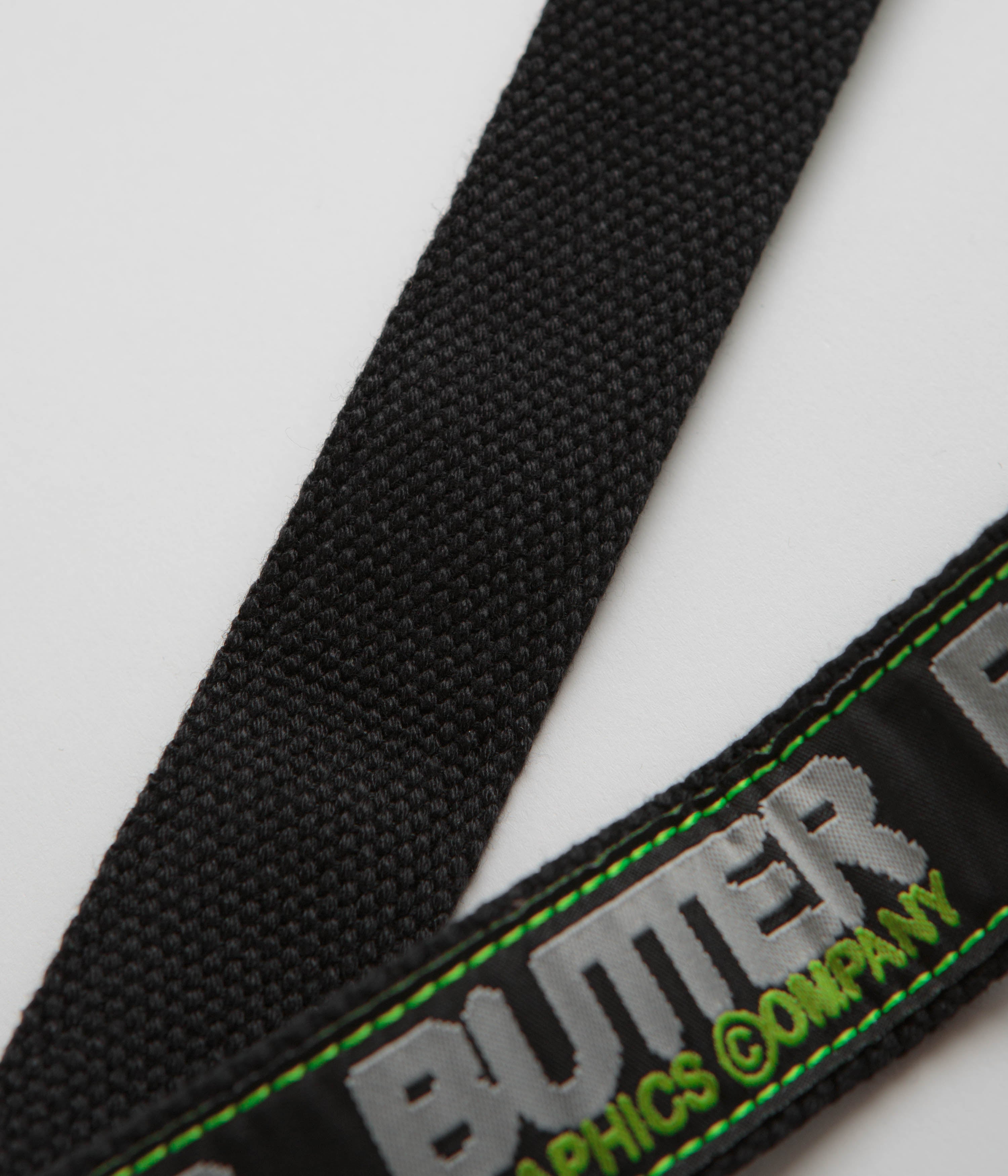 Butter Goods Black Program Woven Belt - A Stylish Essential