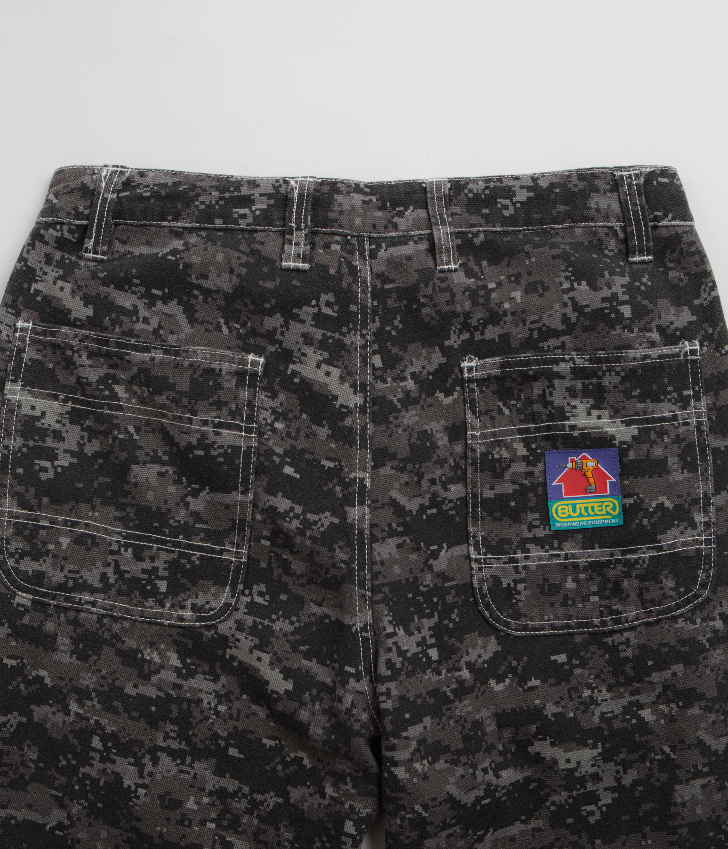 Butter Goods Dark Digital Camo Work Pants - A Must-Have!
