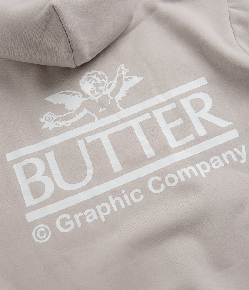 Butter Goods Cherub Hoodie - Cement: A Stylish Skate Essential