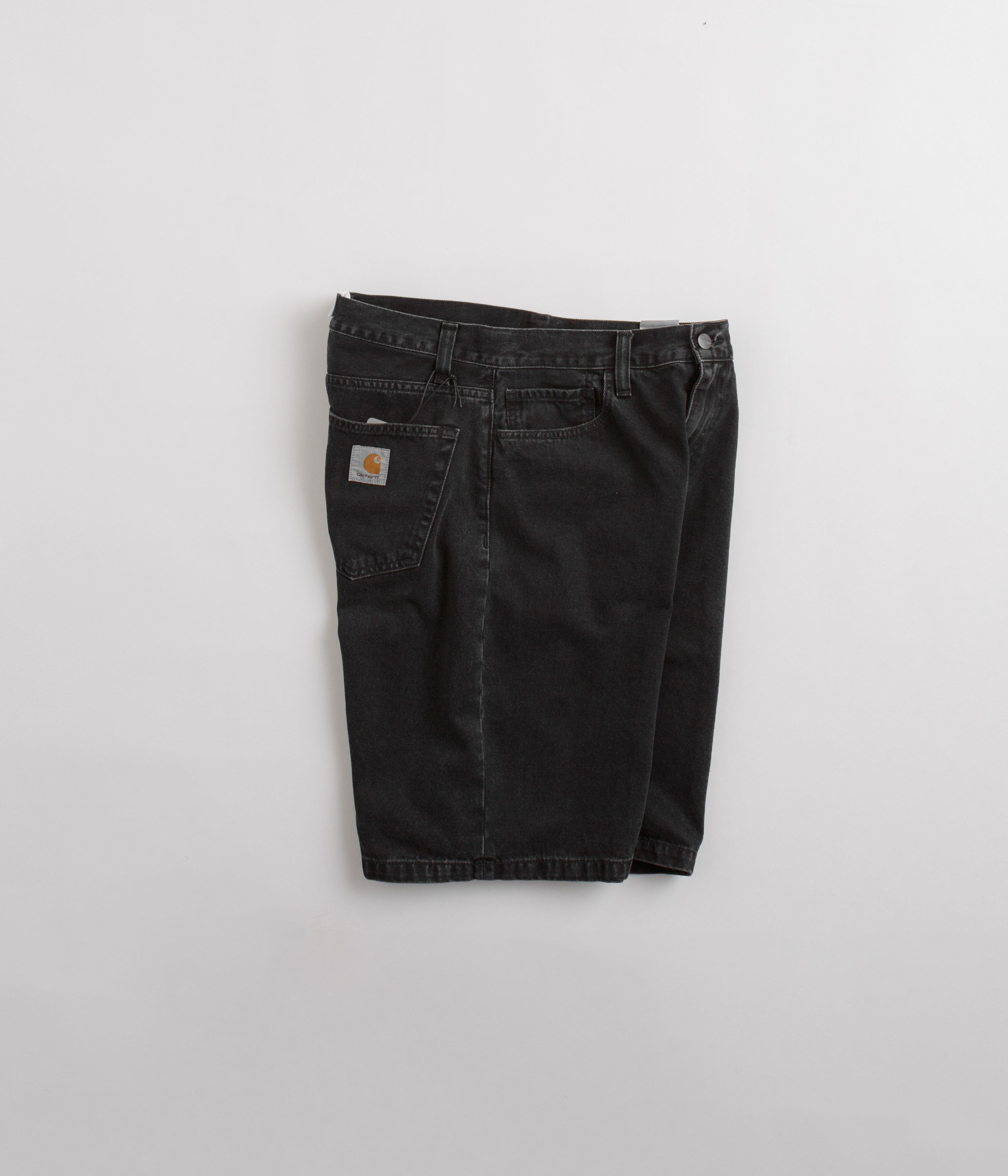 Carhartt Landon Shorts - Stylish Black Stone Washed