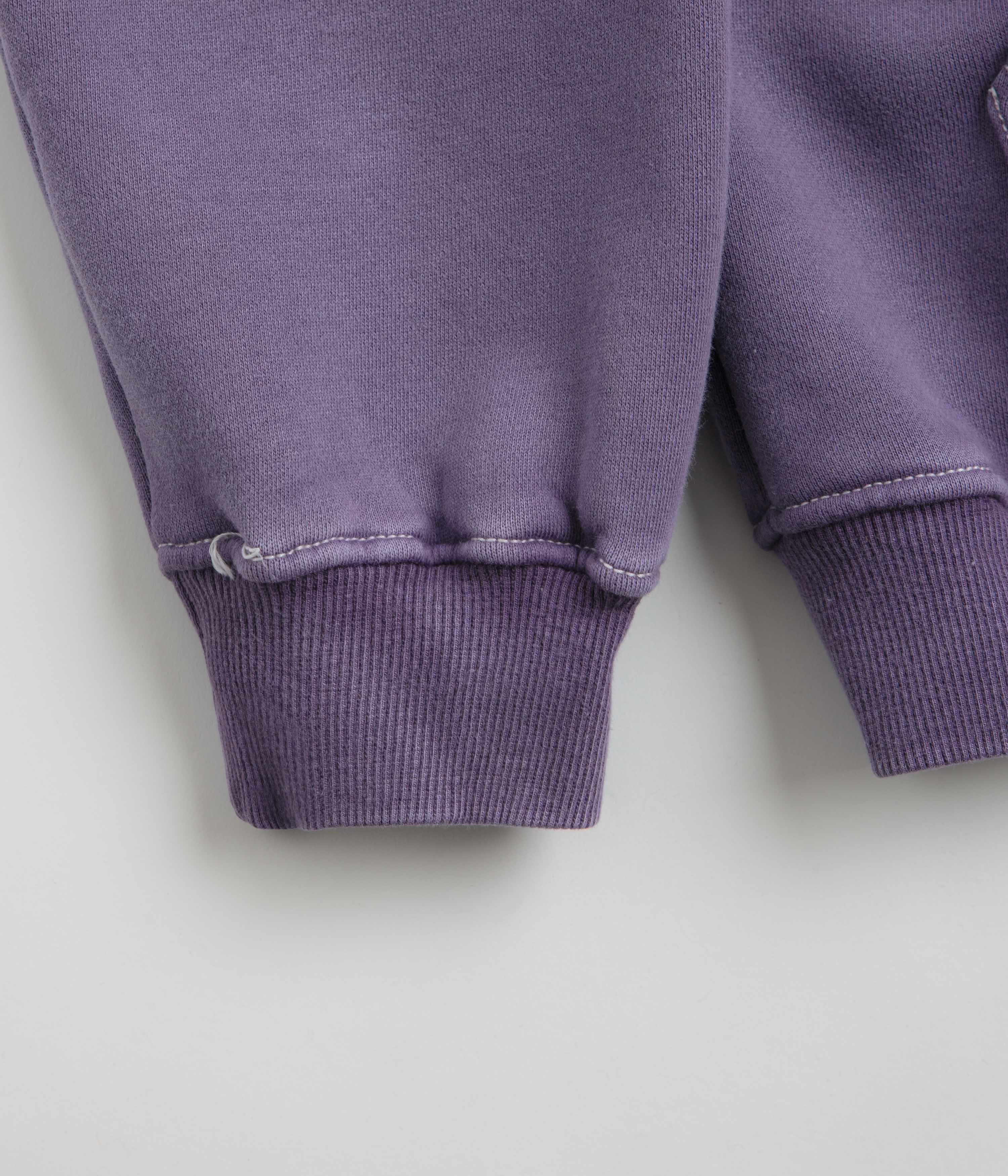 Butter Goods Washed Purple Breakdown Zip-Thru Hoodie - A Must-Have!