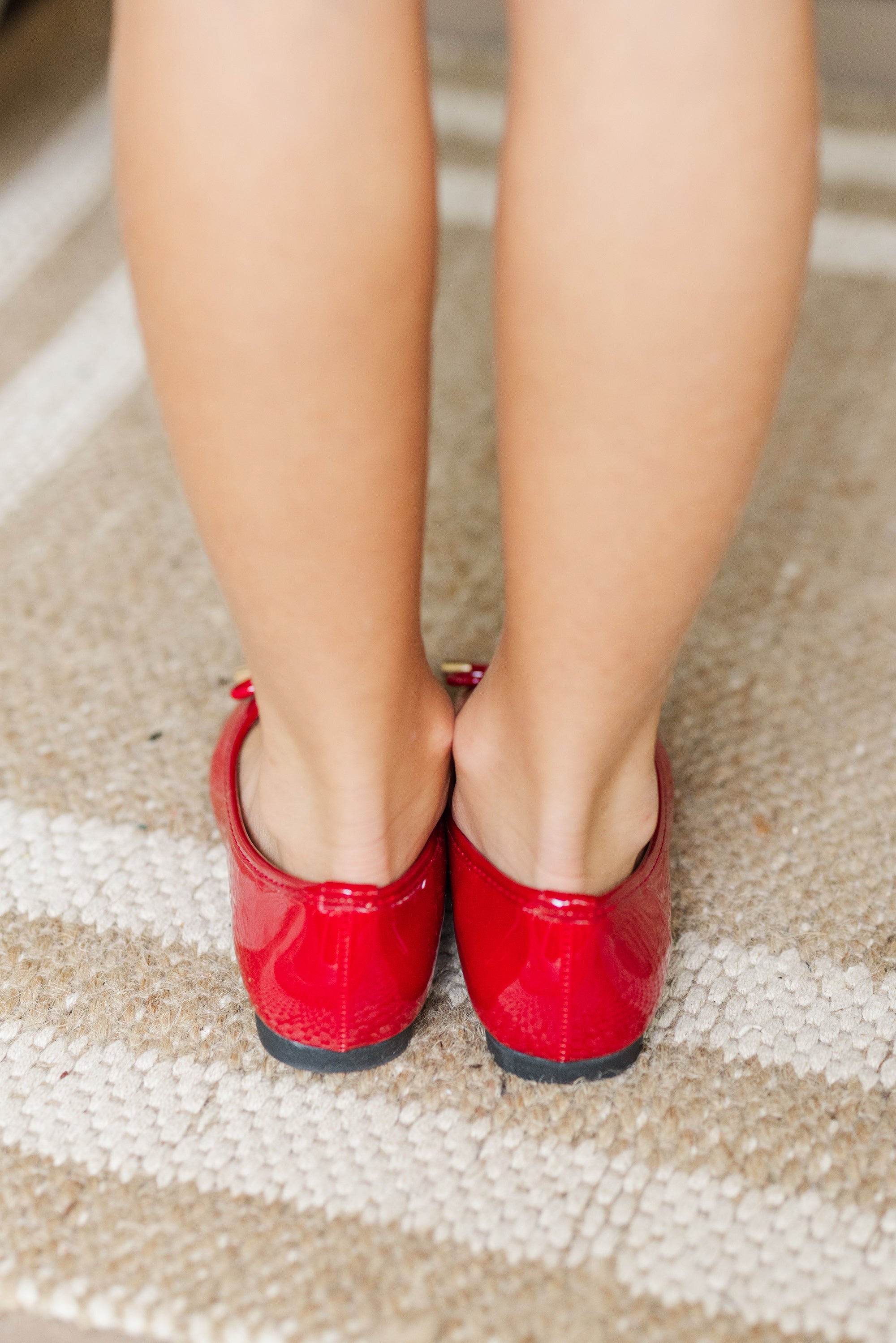 Gorgeous Girls' Red Ballet Flats - On The Way to Style!
