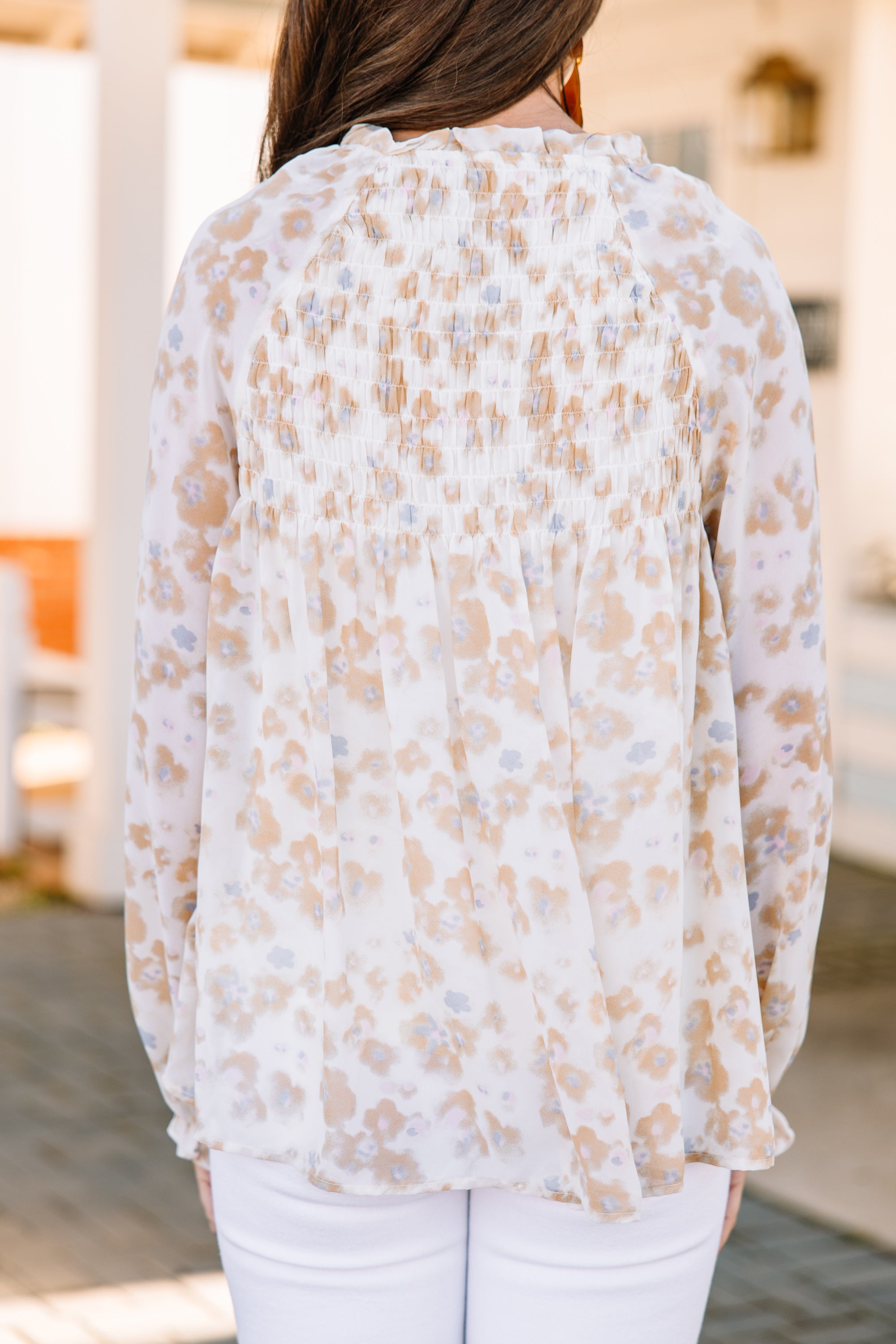 All My Life Enchanting Yellow Floral Blouse