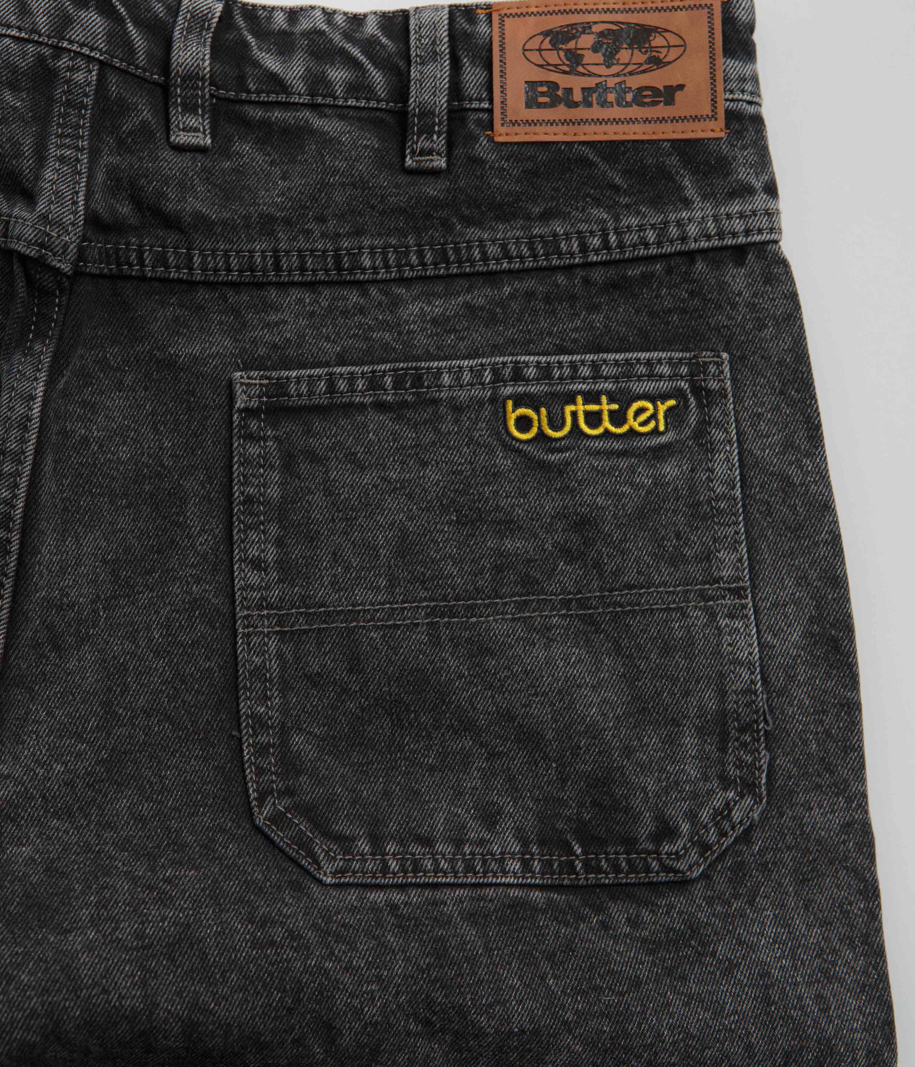 Butter Goods Alpine Distressed Black Jeans - A Must-Have!
