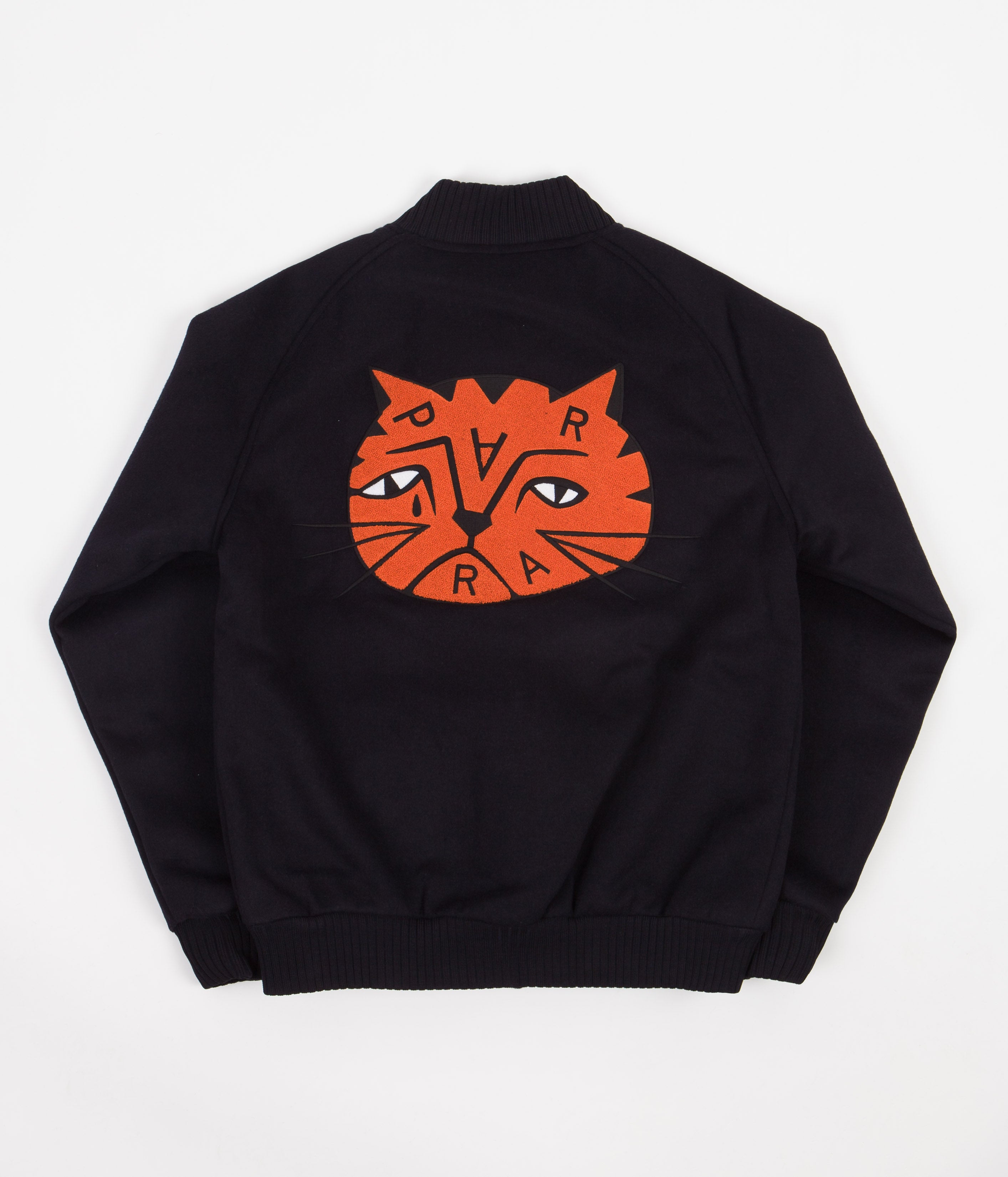 Parra Sad Pencil Wool Varsity Jacket - Navy Blue: A Fashion Statement