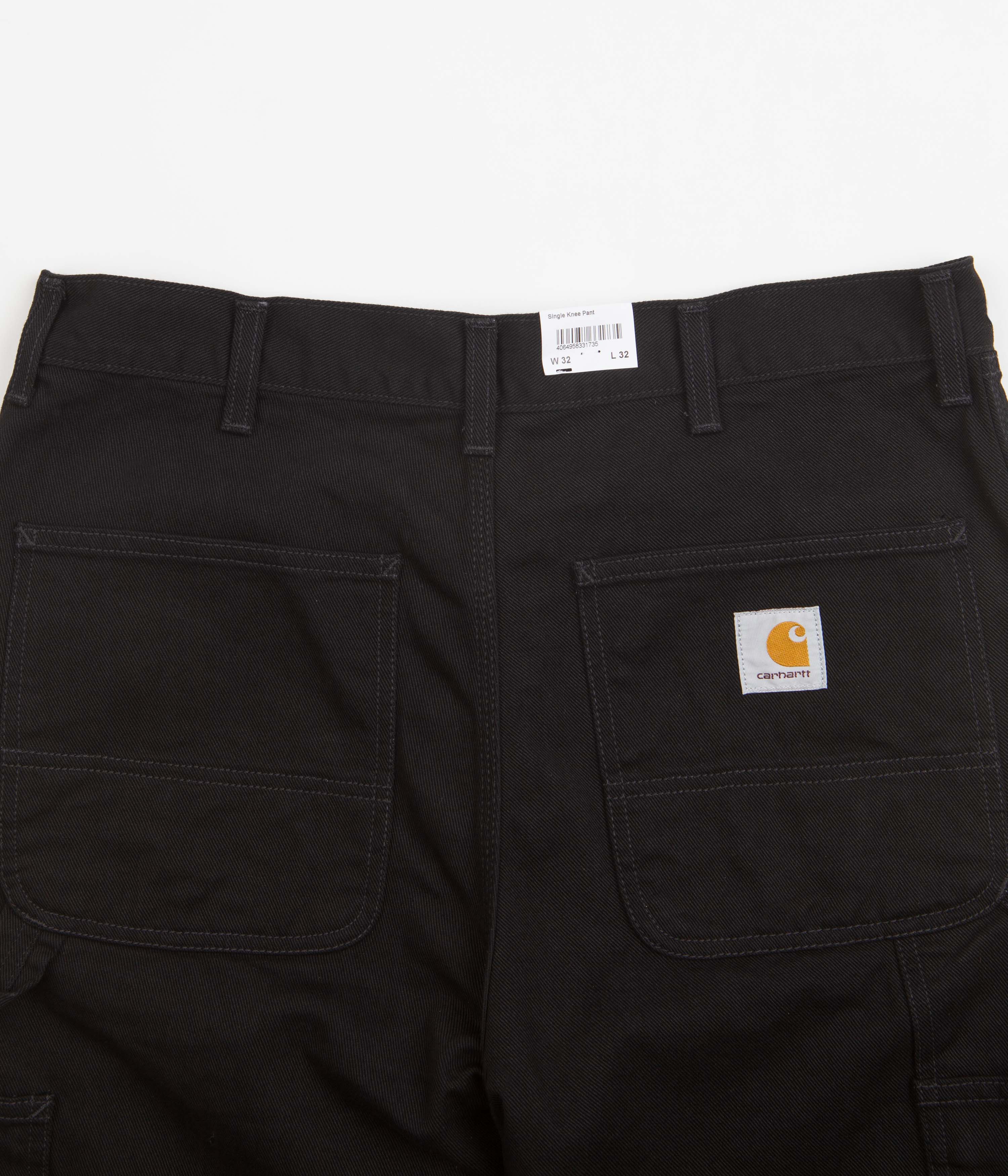 Carhartt Washed Black Single Knee Denim Pants - The Ultimate Choice for Durable Style