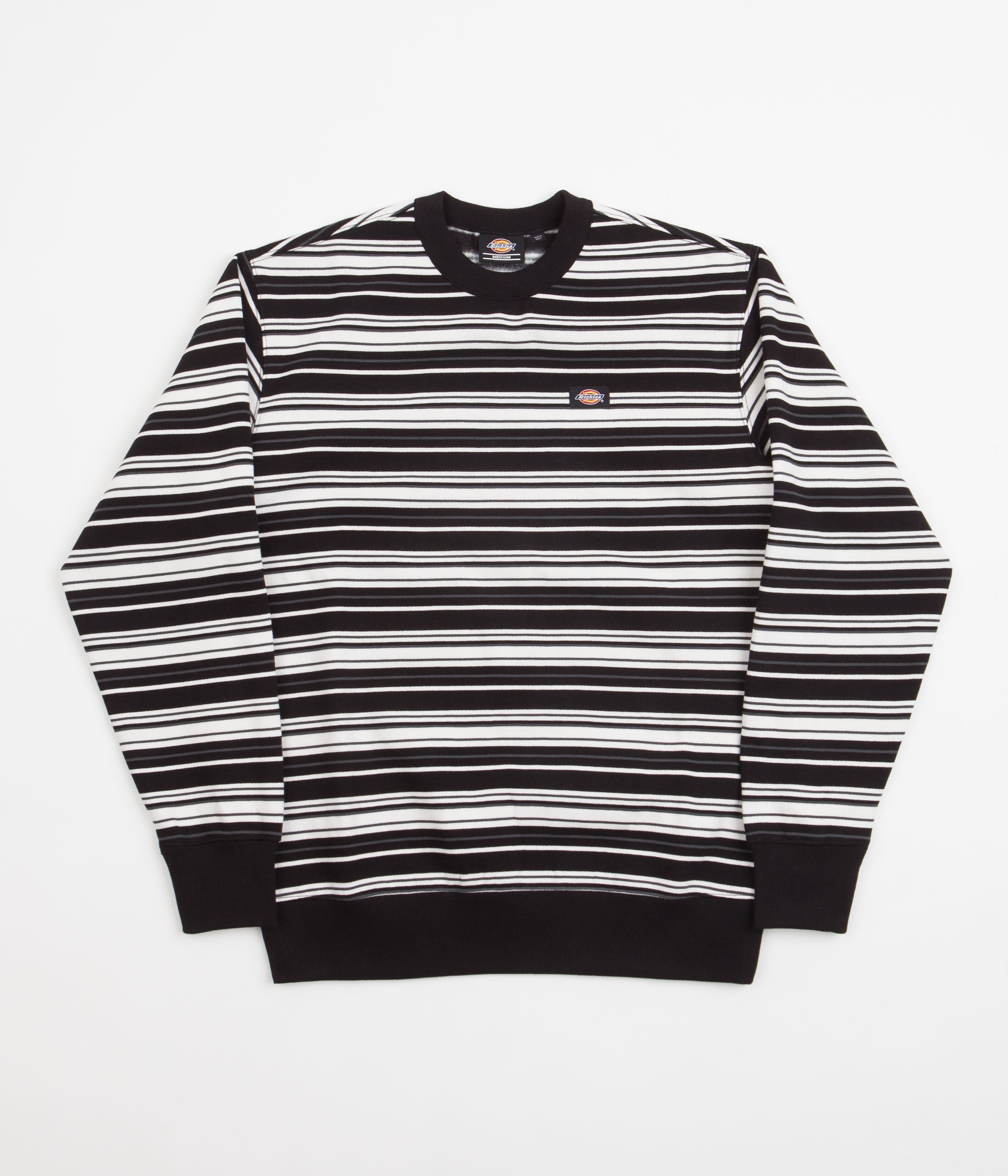Dickies Westover Stripe Crewneck Sweatshirt - Crisp White