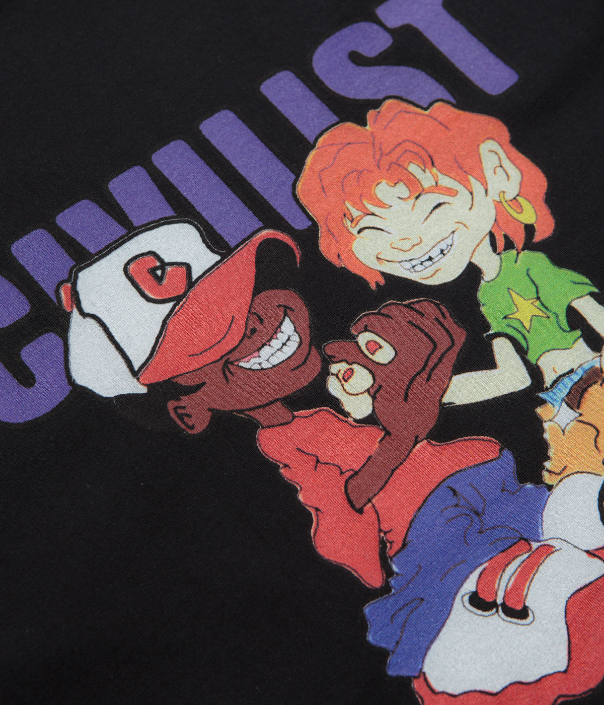 Stylish Civilist Characters Black T-Shirt