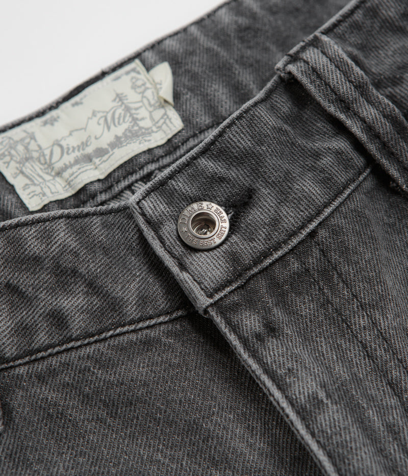 Dime Carpenter Faded Black Denim Shorts - A Must - Have!
