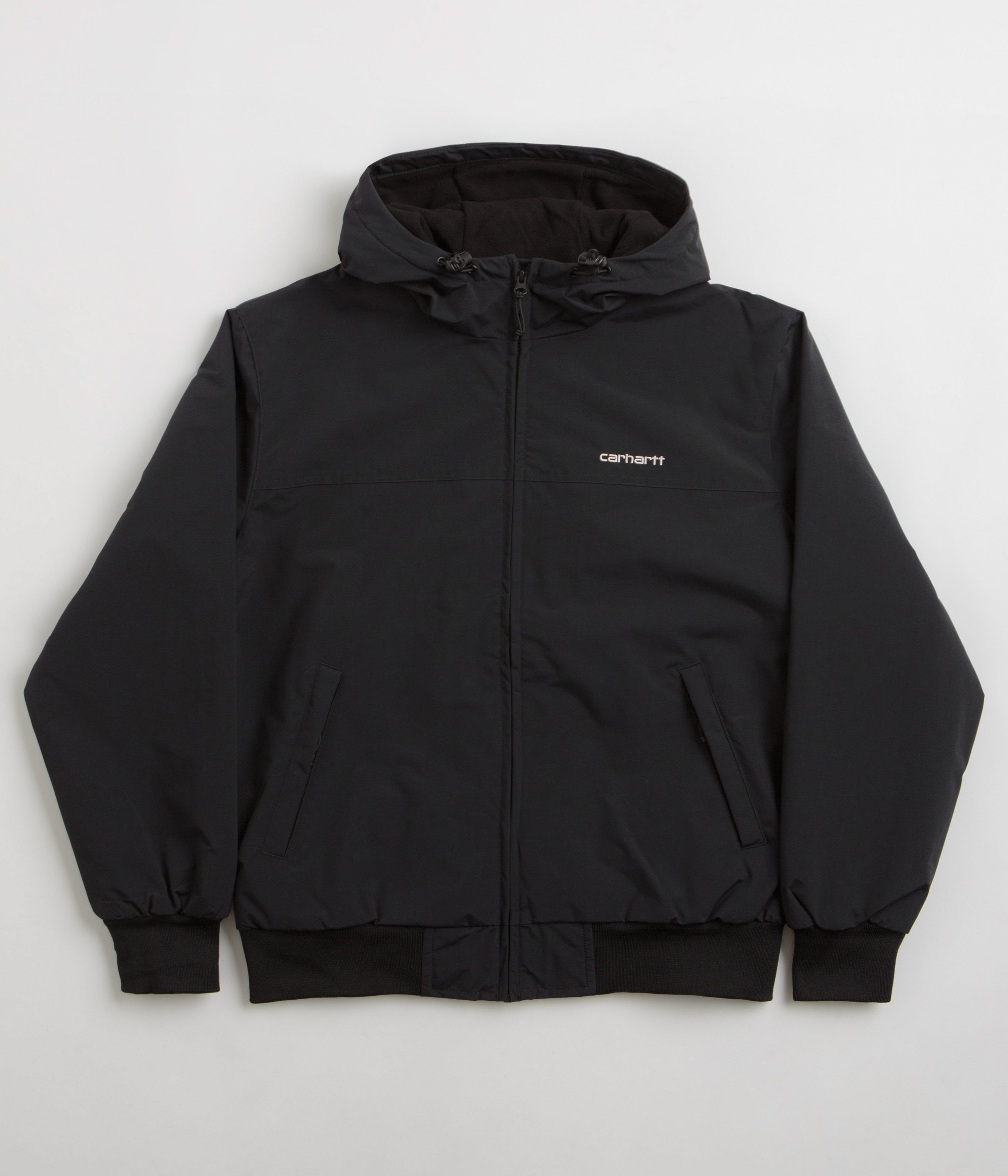 Carhartt Black/White Hooded Sail Jacket - A Timeless Classic