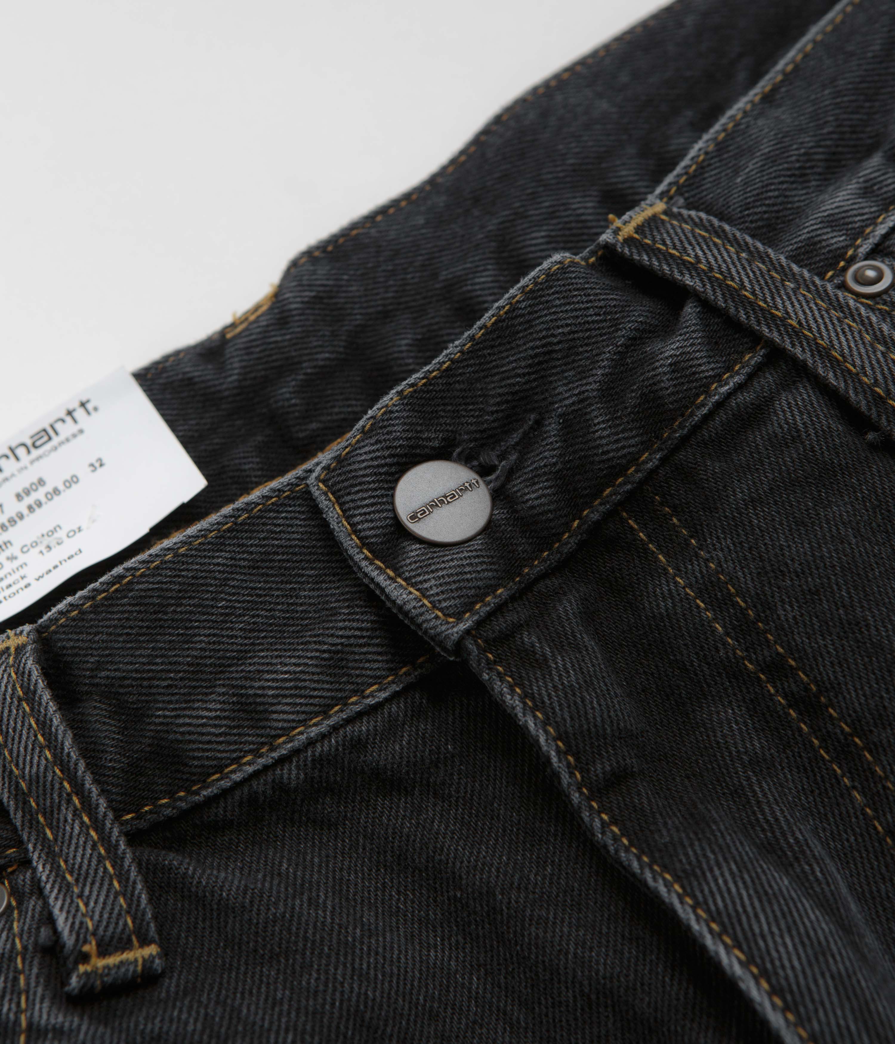 Carhartt Aaron Stone Washed Black Pants - A Timeless Classic!