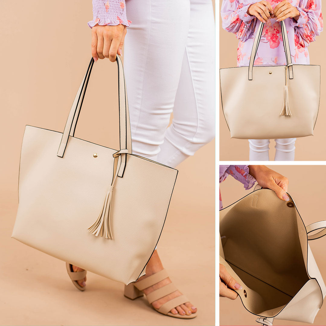 Irresistible Beige Brown Purse - Come Back for More!