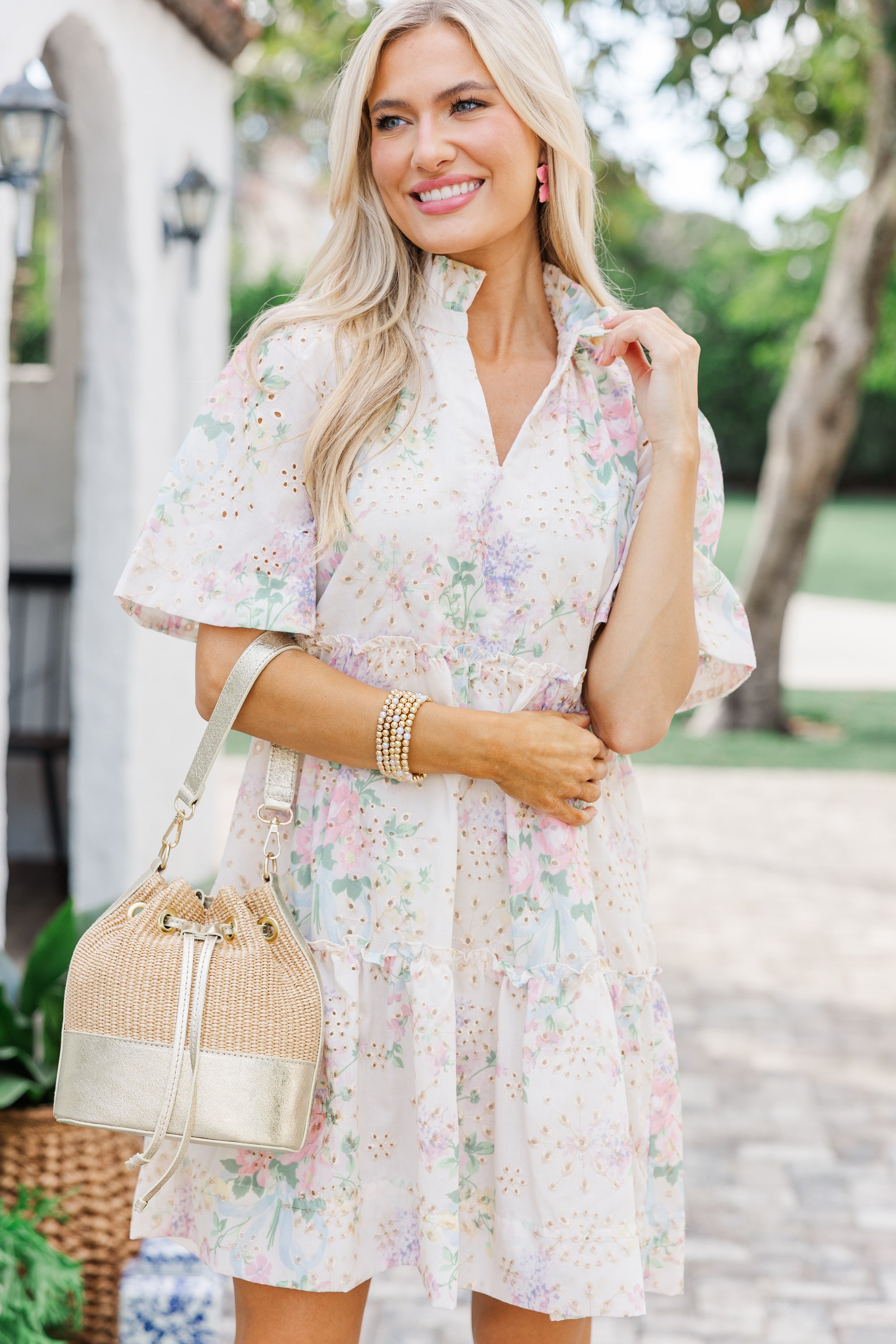 Gorgeous Floral Eyelet Babydoll Dress for Your Best Moments