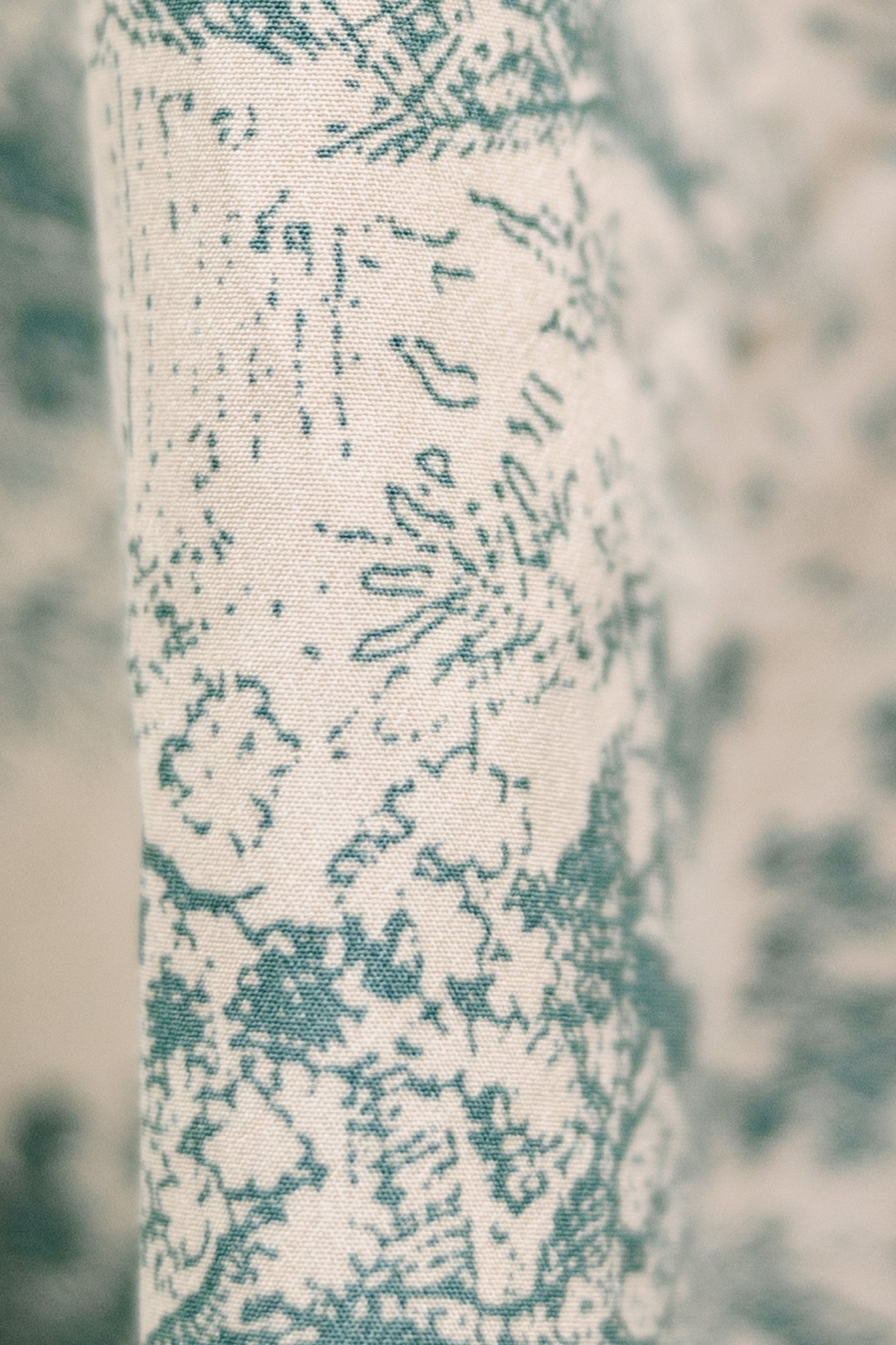 Be Yourself! Forest Green Toile Chic Blouse