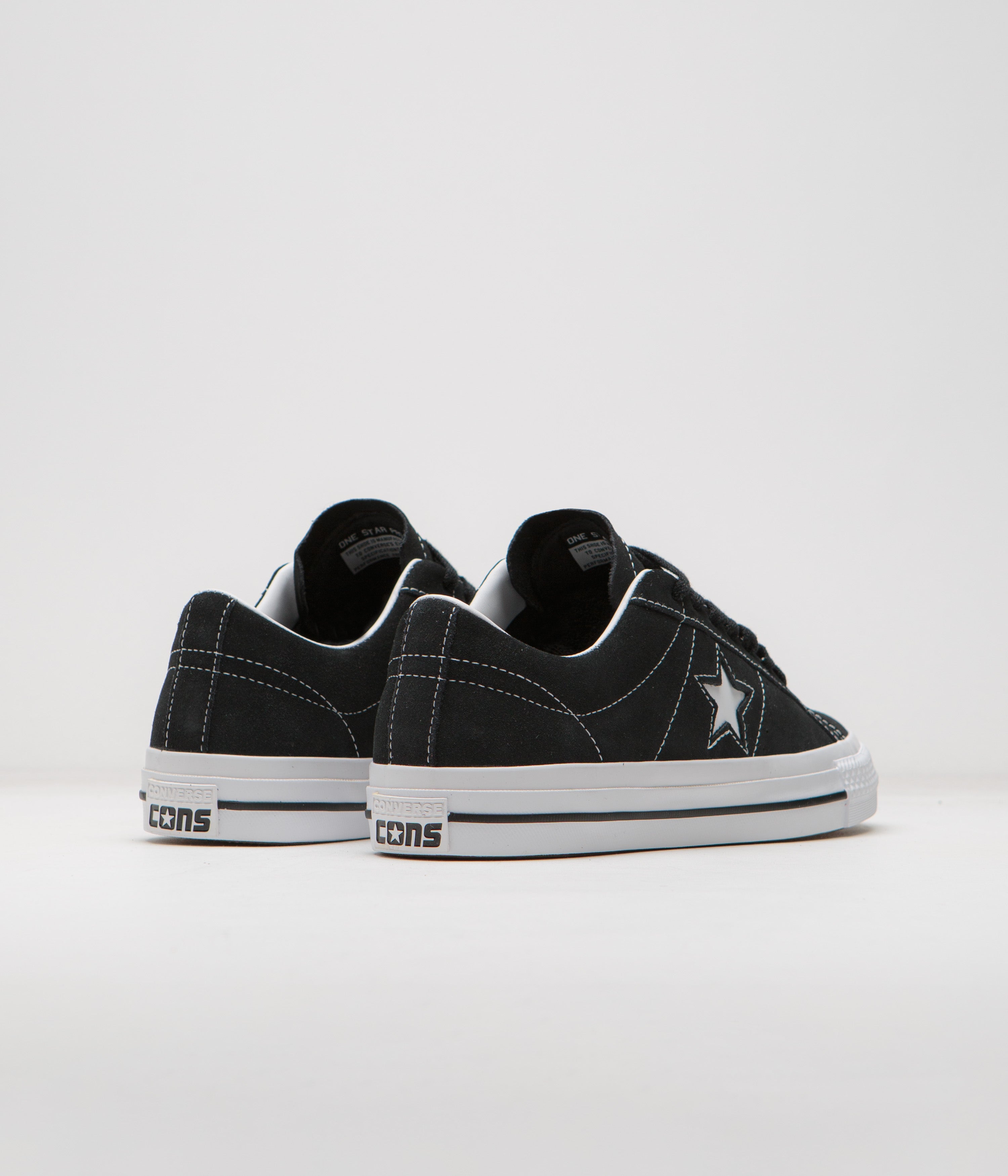 Converse Cons One Star Pro Suede Ox Shoes - Stylish Black/White Blend