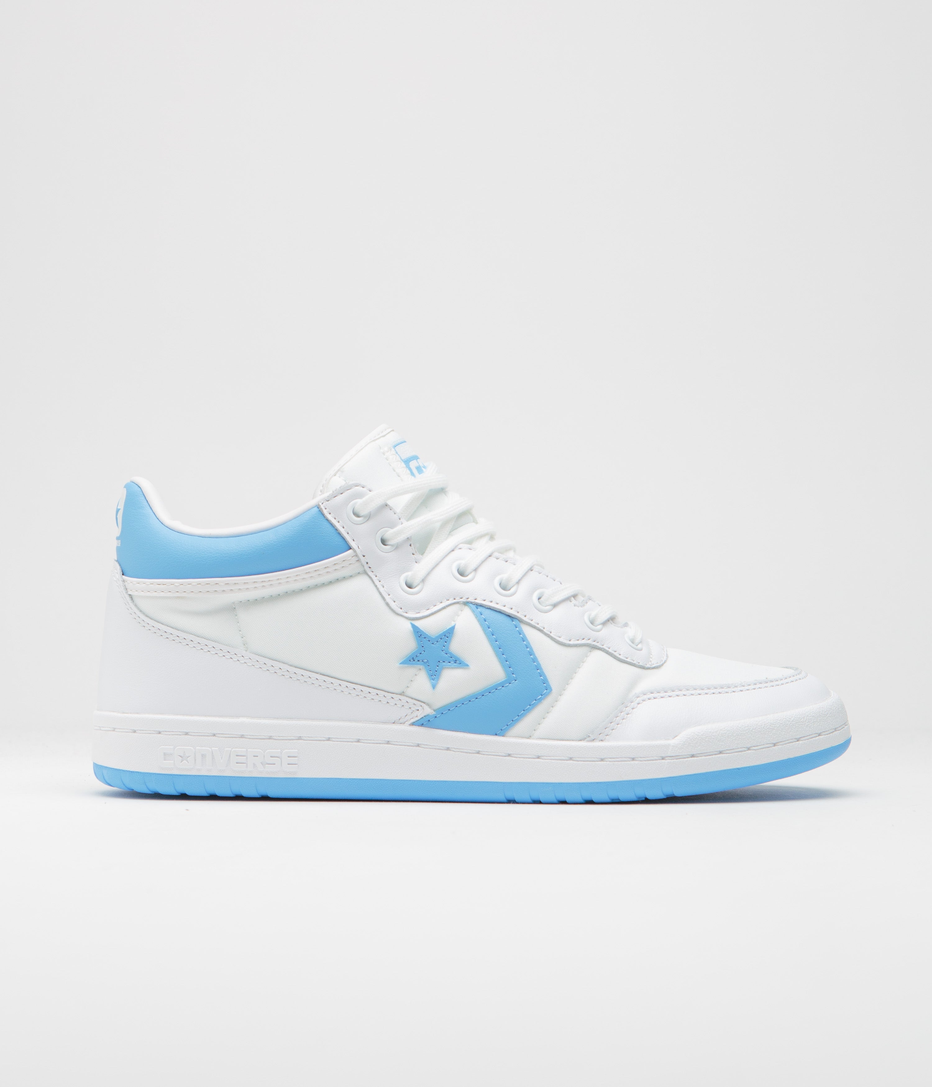 Converse Fastbreak Pro Mid Shoes - Stunning White / Light Blue Combo