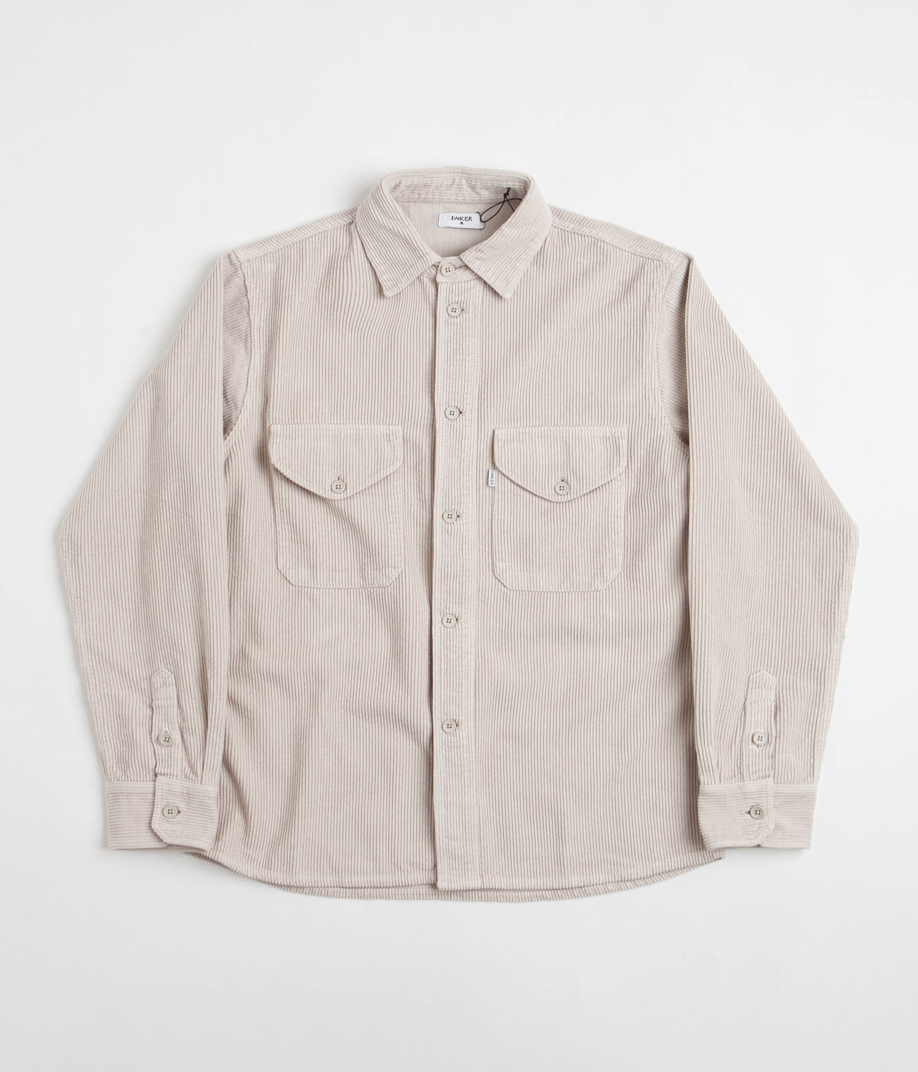 Dancer's Stunning Oyster White Double Pocket Overshirt