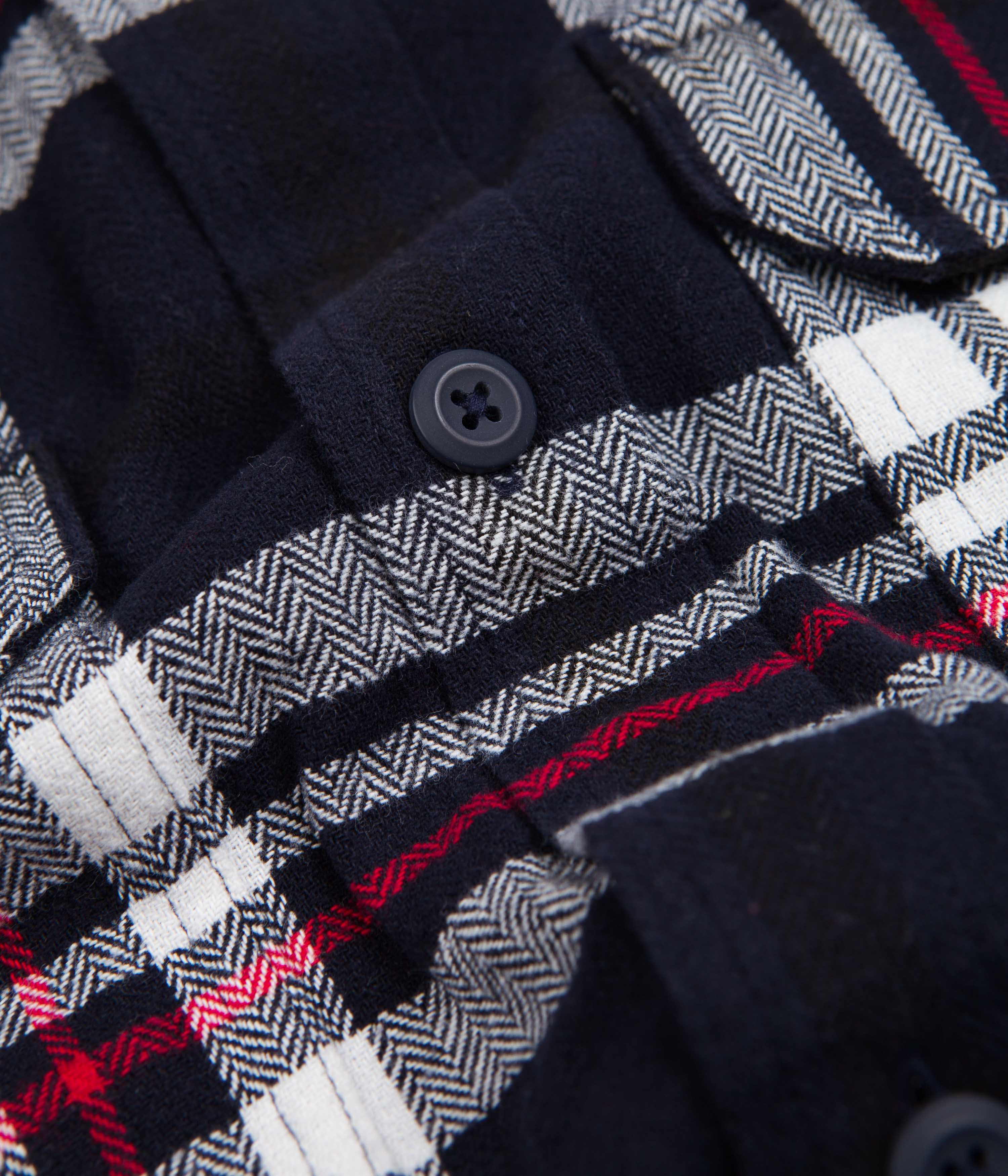 Carhartt Wallace Shirt - Stylish Wallace Check in Dark Navy