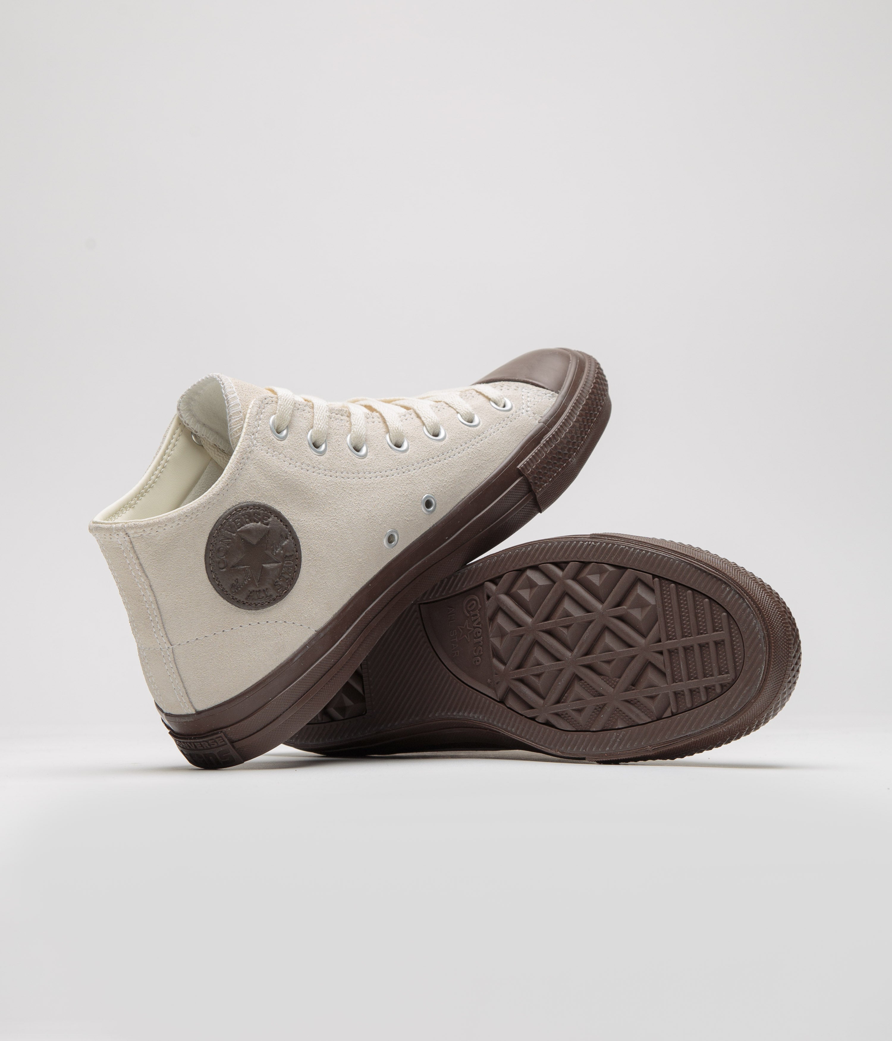 Converse Cons CTAS Pro Mid Shoes - Stunning Egret & Brown Blend