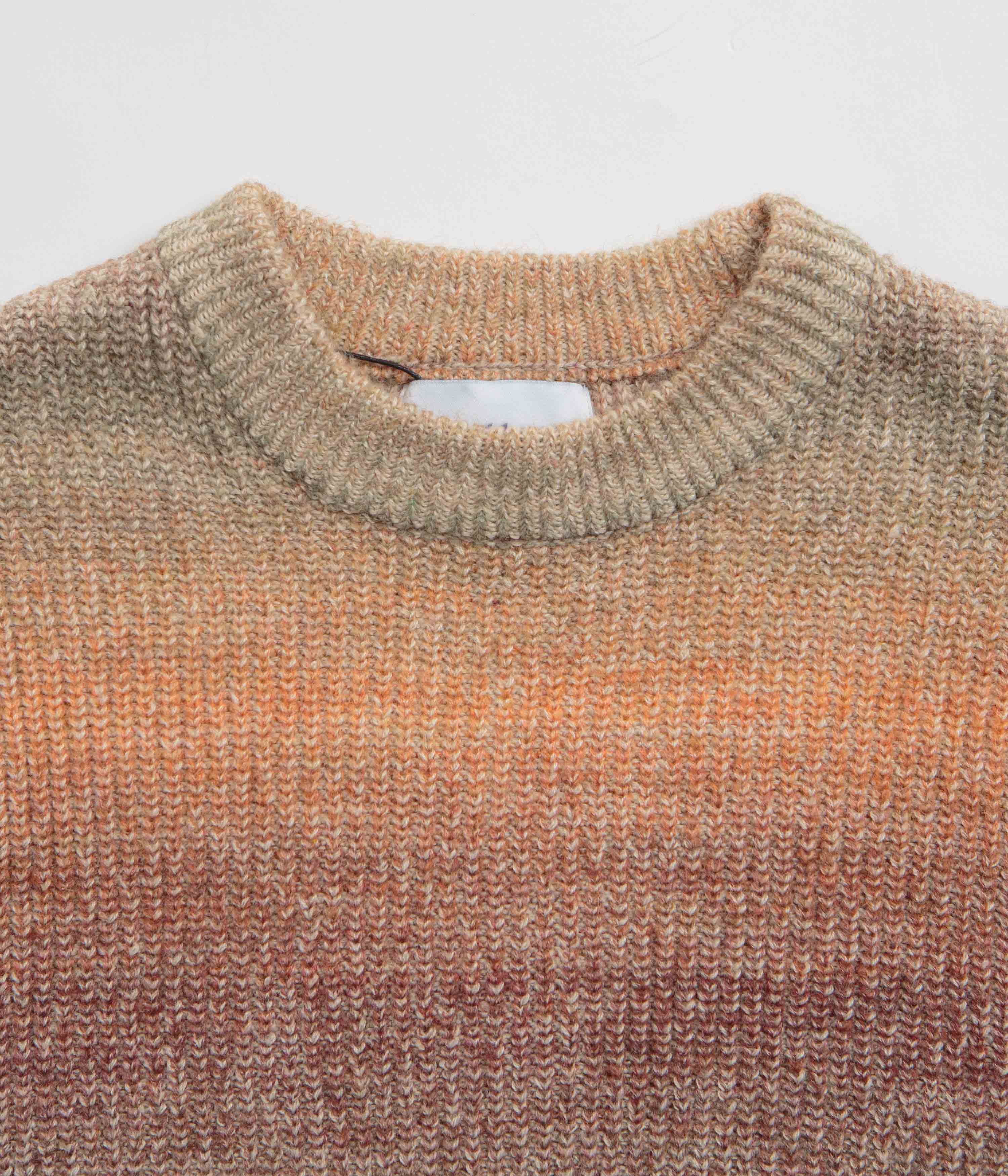 Butter Goods Beams Knit Sweatshirt - Stunning Ochre