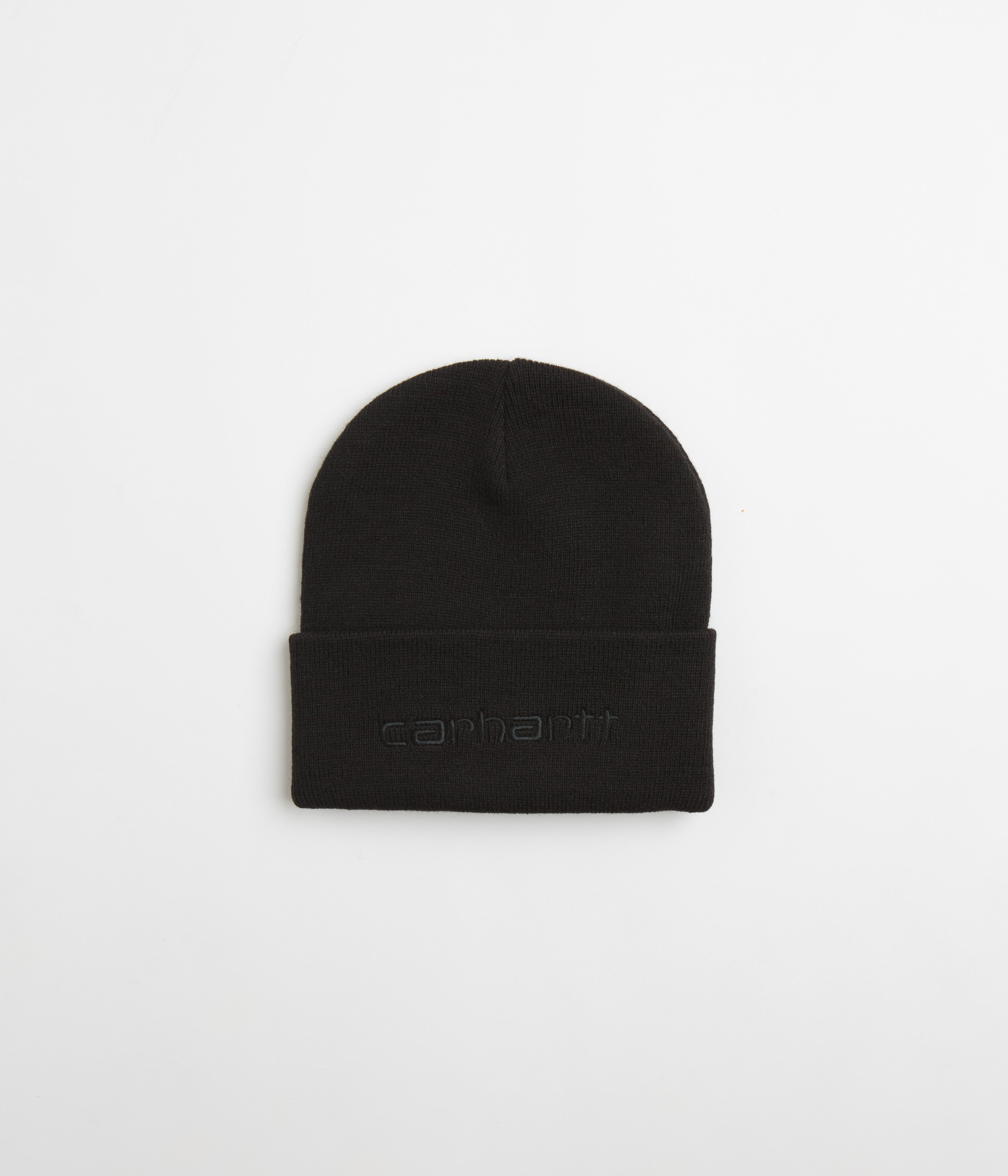 Carhartt Script Beanie - Stylish Black