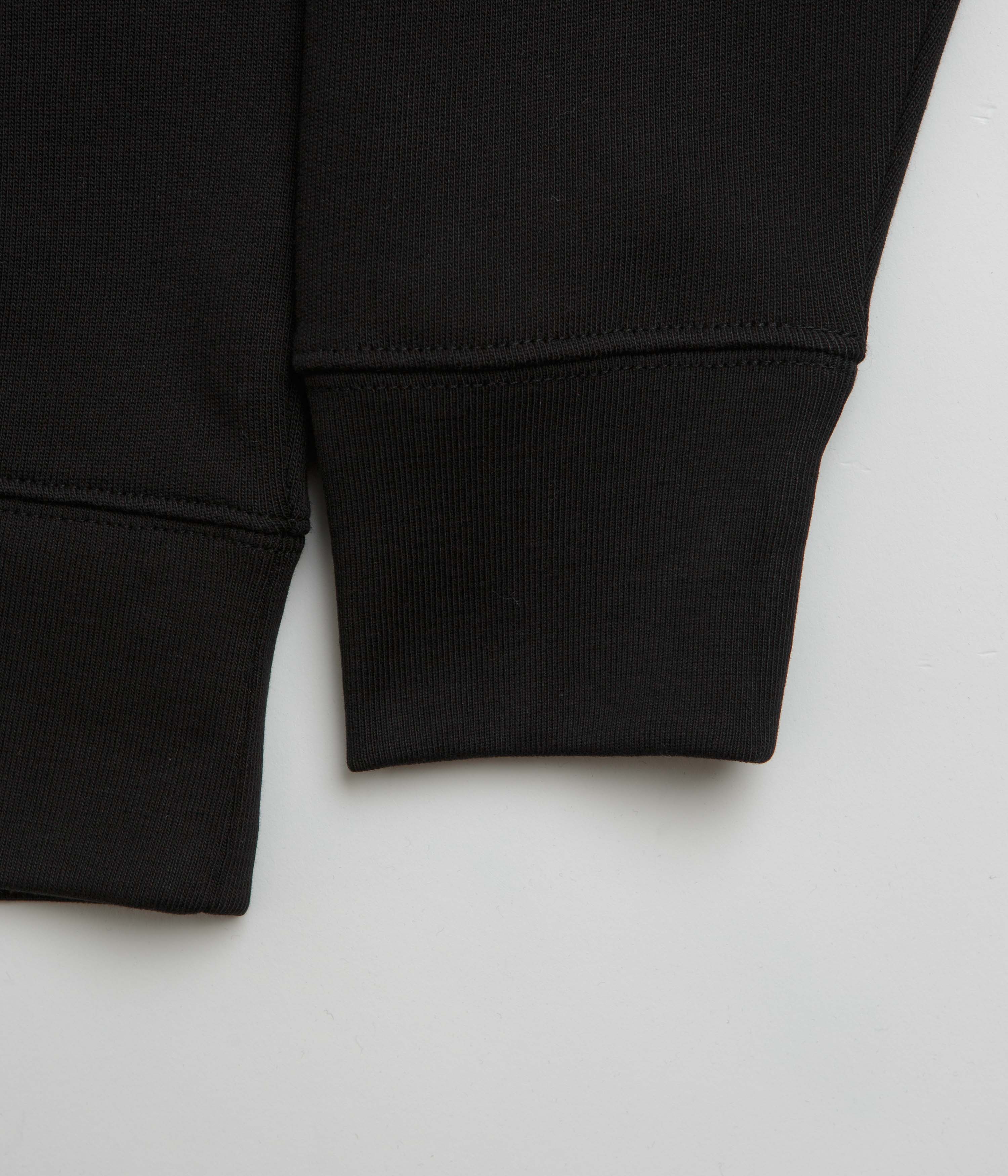 Stylish Black Flatspot Hole Crewneck Sweatshirt - Must-Have!