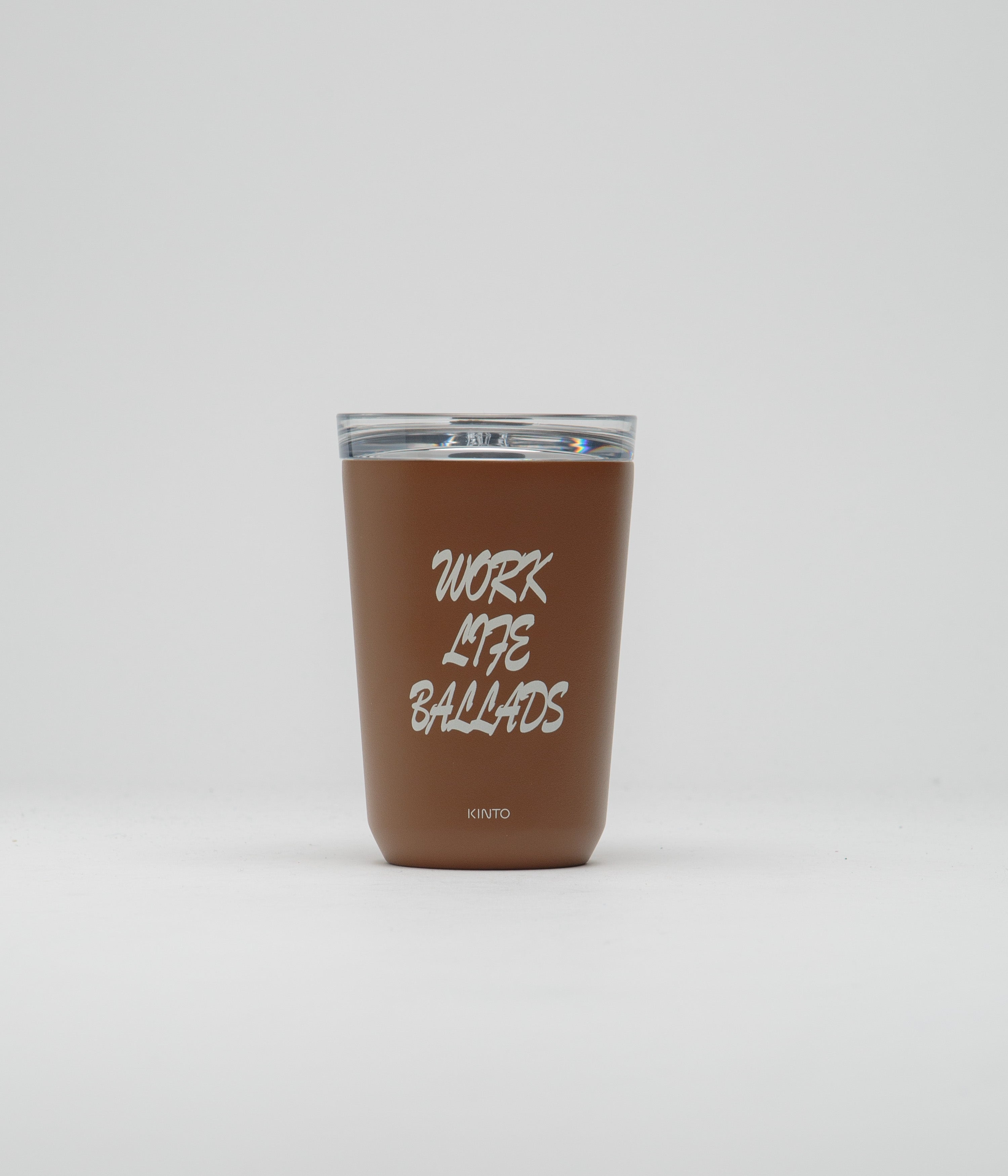 Carhartt x Kinto Work Varsity Tumbler: Stylish Stainless Steel Travel Companion in Deep Hamilton Brown