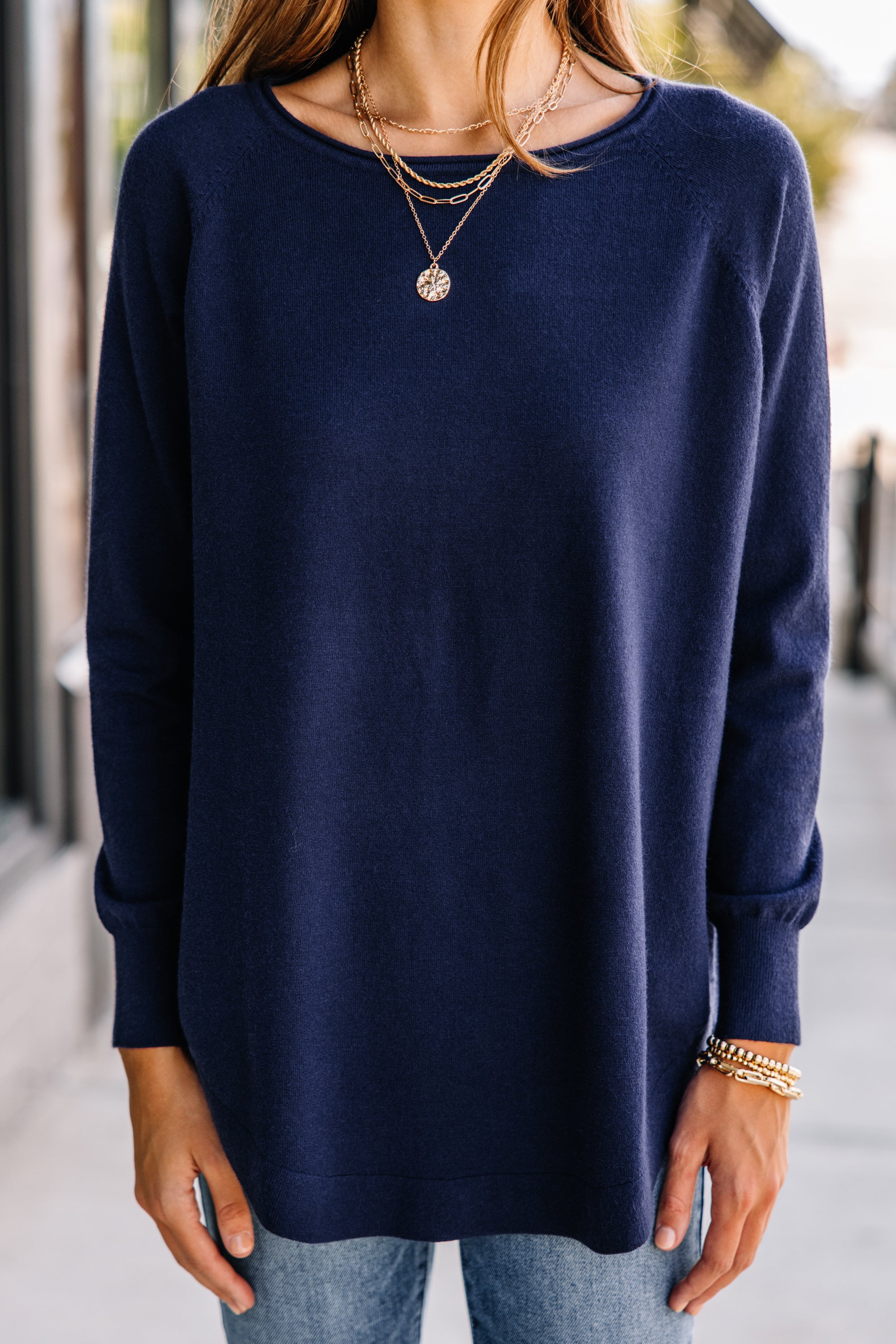 Navy Blue Good Girl Classic Tunic - Irresistible Fashion!