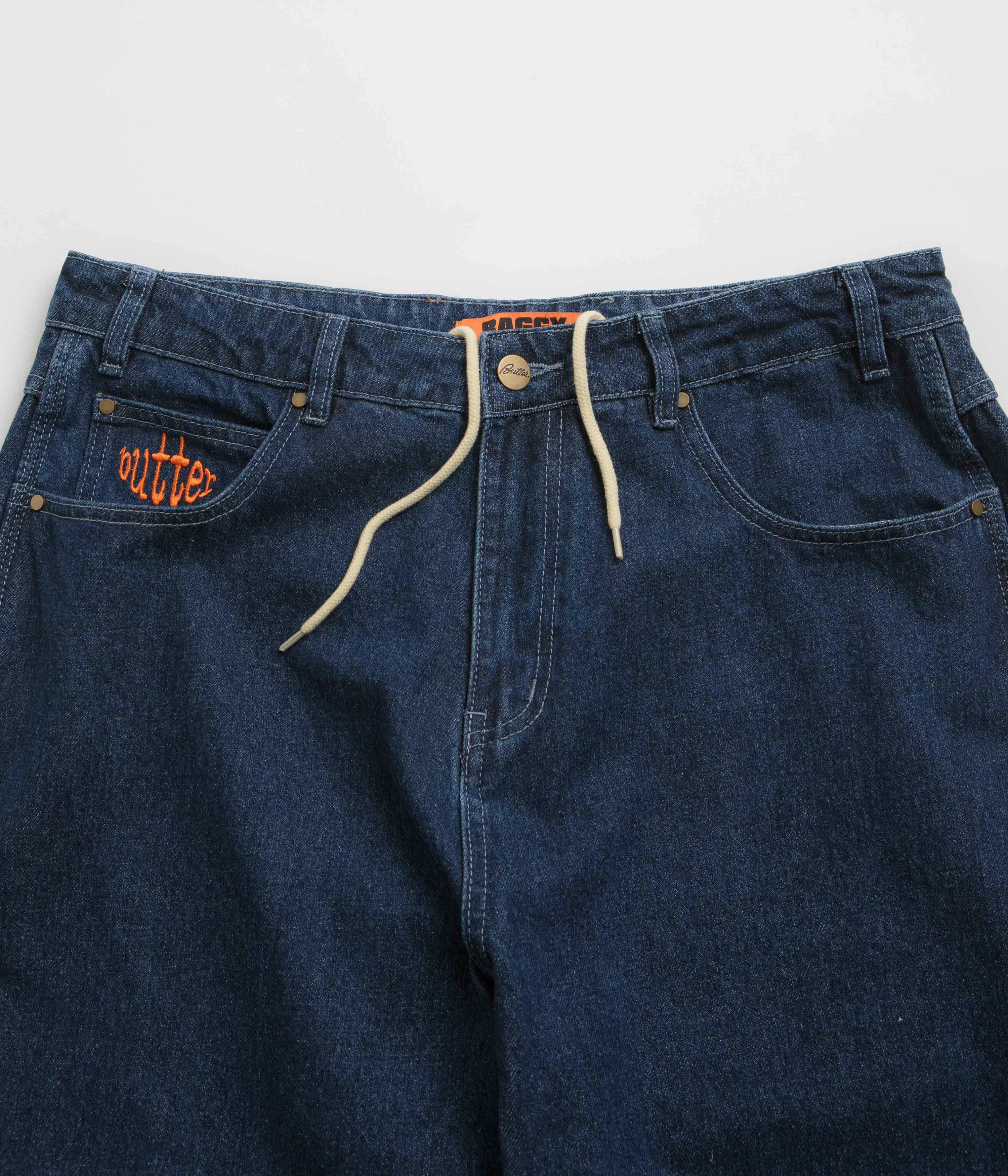 Butter Goods Dark Indigo Spider Jeans - A Must - Have Fashion Statement!