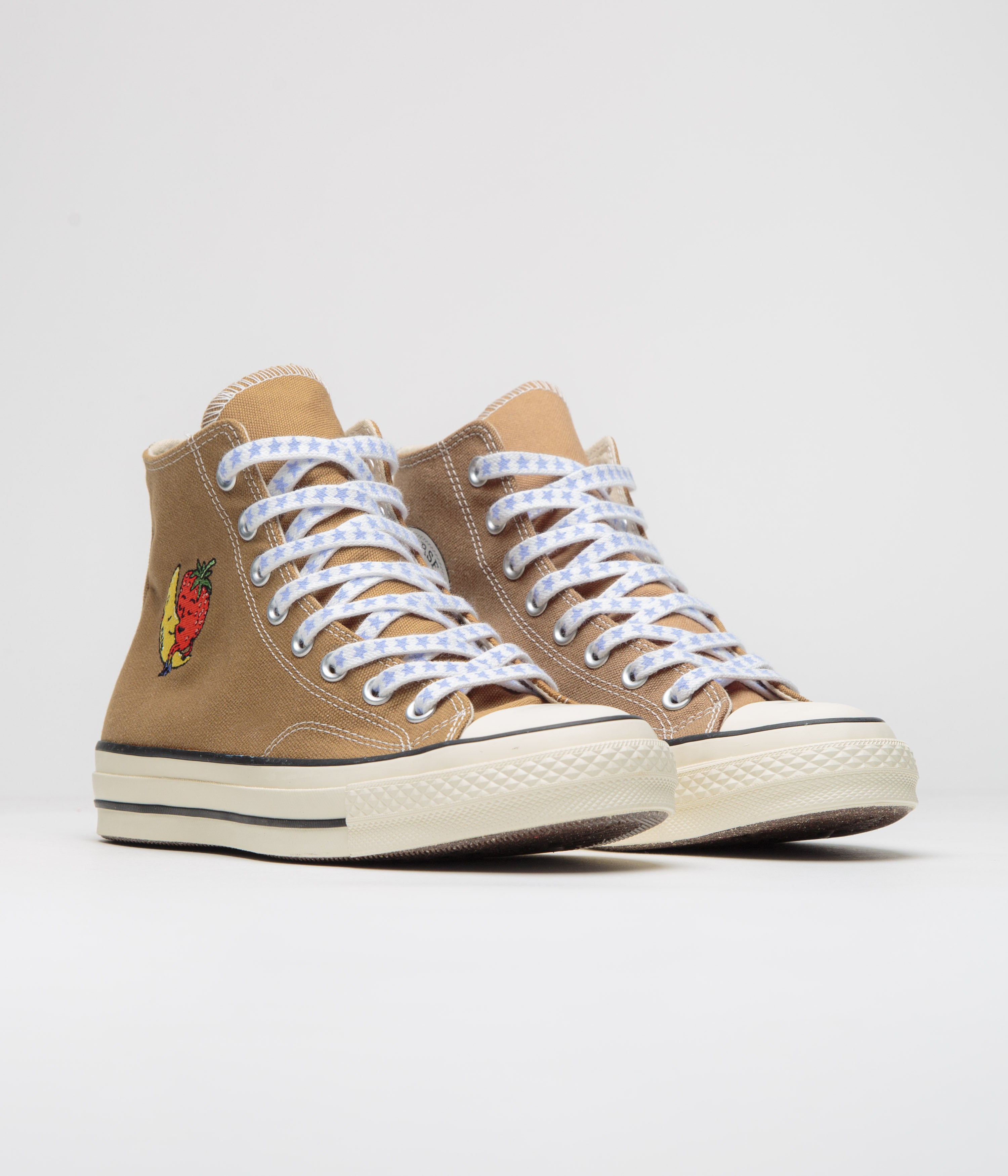 Converse x Sky High Farm Chuck 70 Hi Shoes - Stunning Brown / Egret