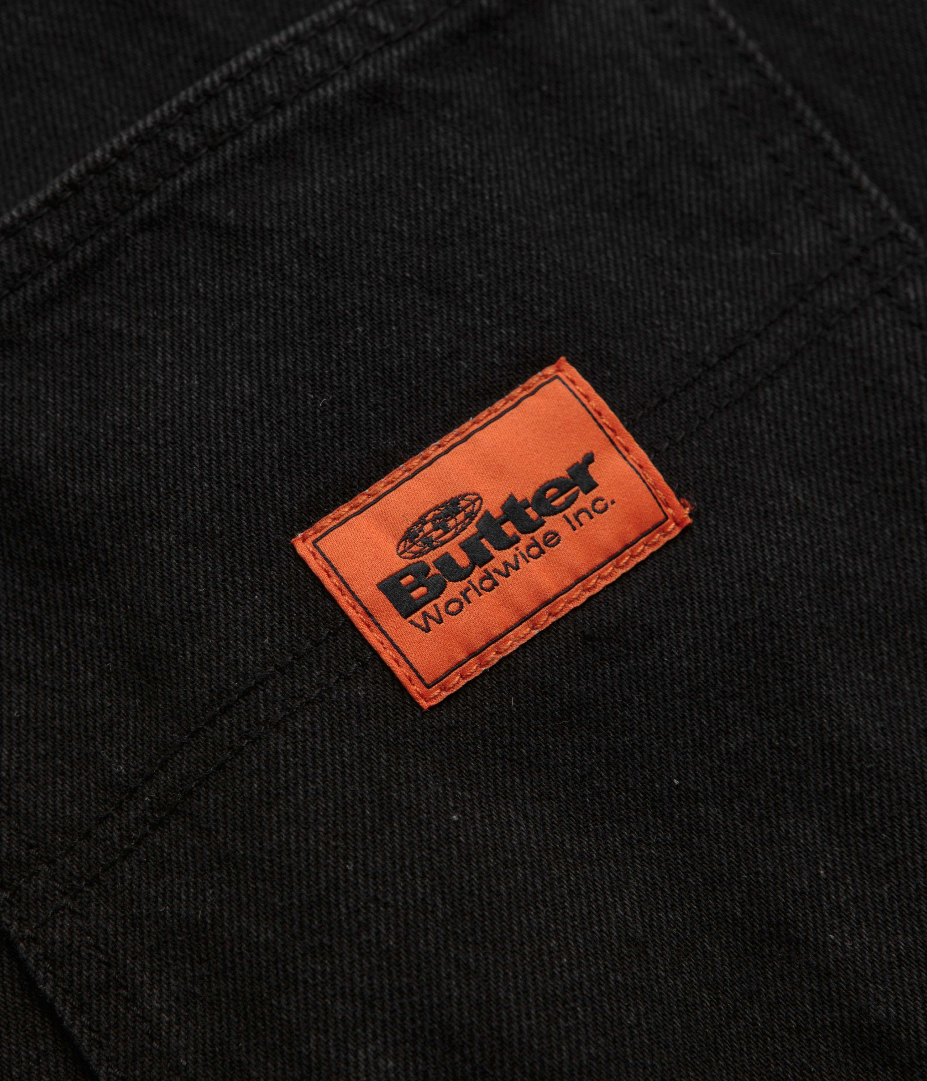 Butter Goods Santosuosso Double Knee Jeans - Stunning Washed Black