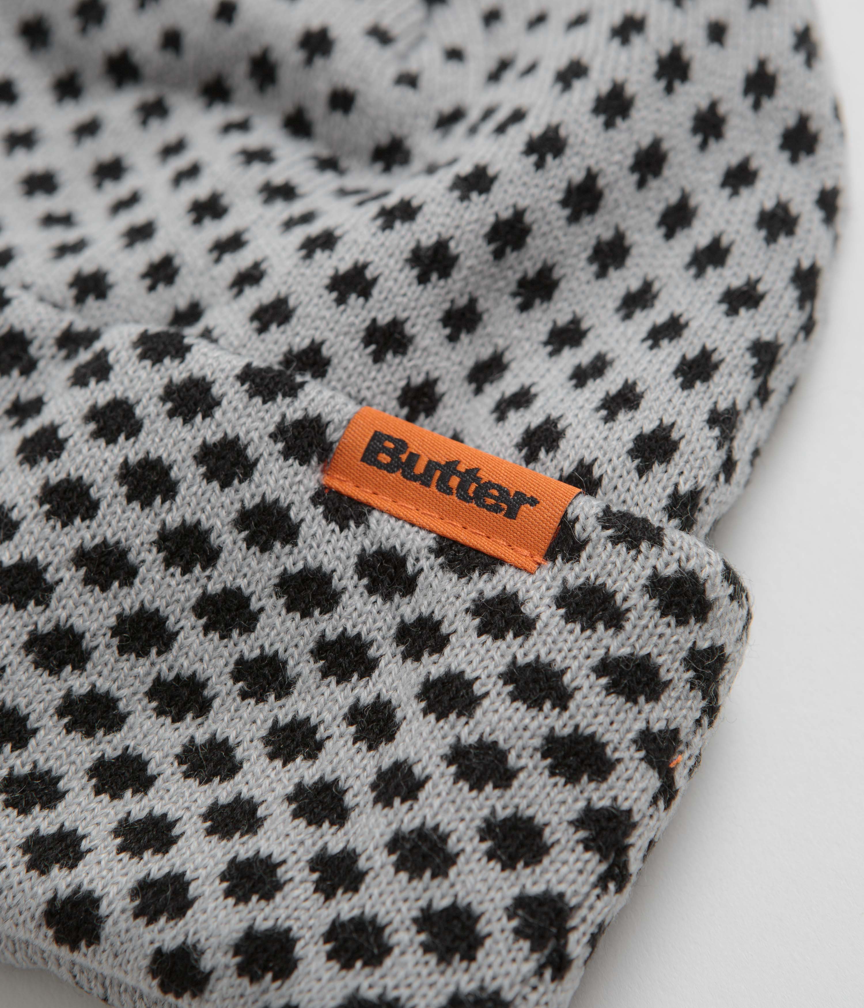 Stylish Butter Goods Grey Halftone Cuff Beanie - Grab Yours Now!