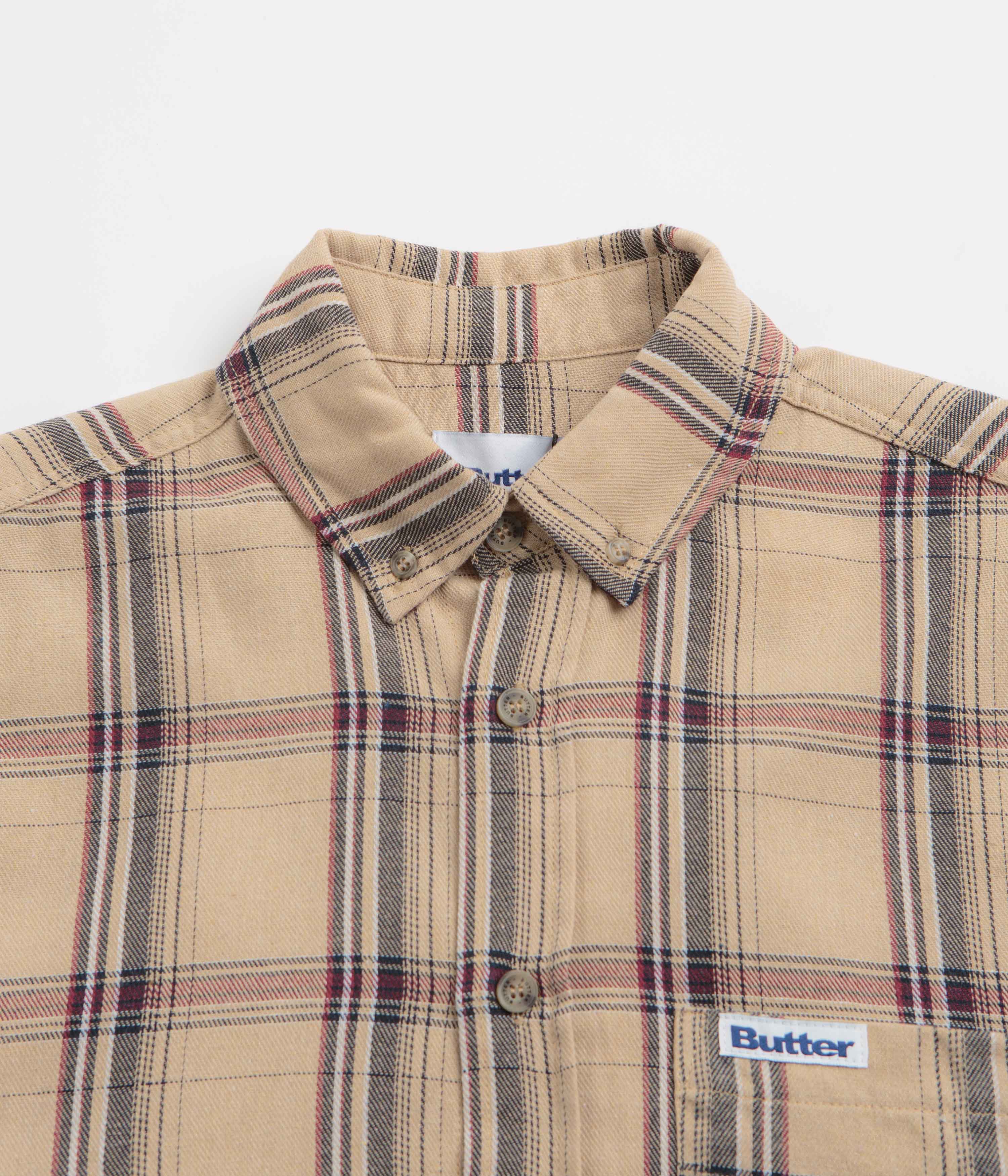 Butter Goods Tan Bugs Flannel Shirt - Irresistible Style!