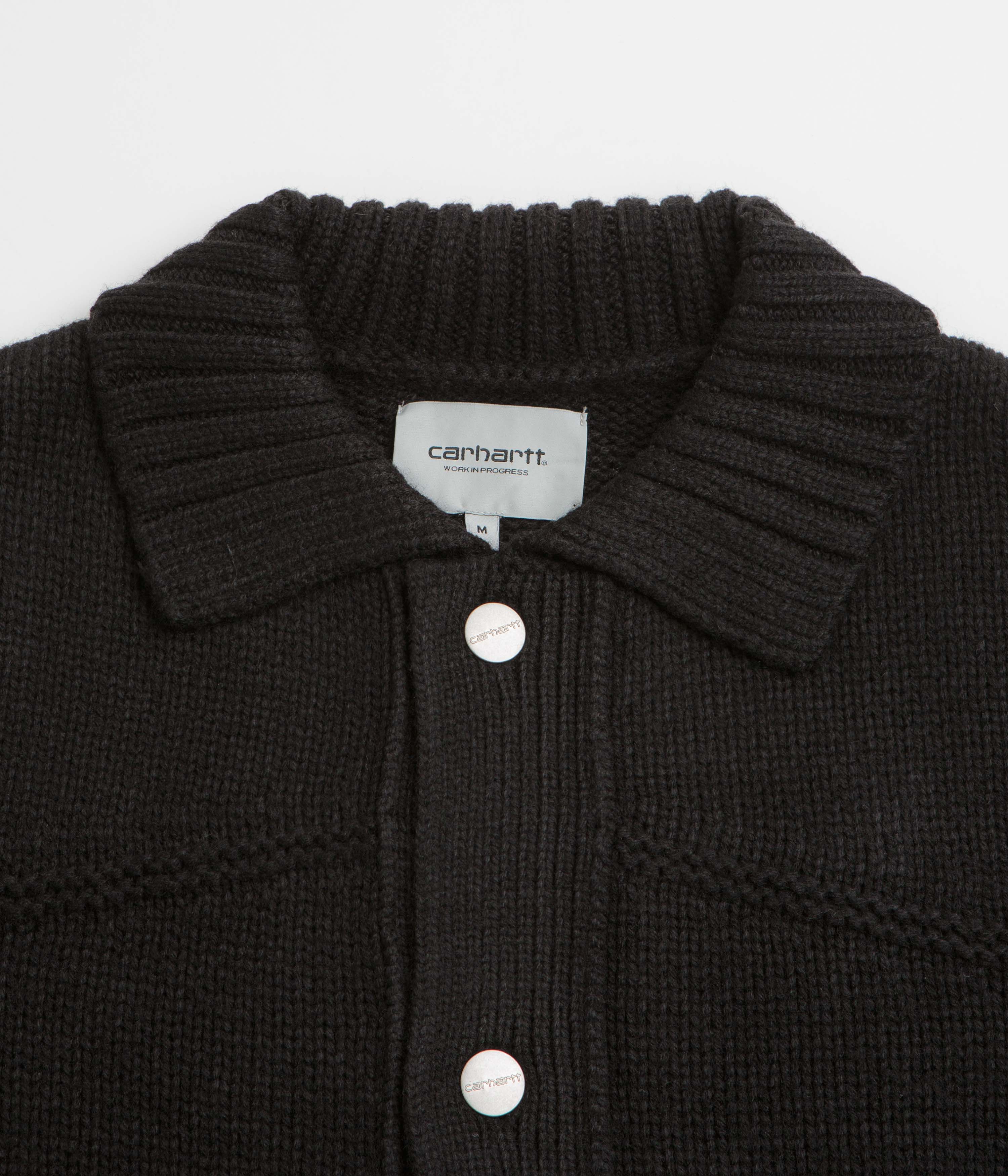 Carhartt Santa Fe Cardigan - Sleek Black Style