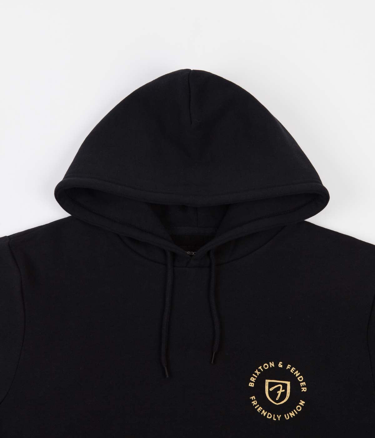 Brixton Fender Electric Black Hoodie - The Ultimate Seasonal Essential